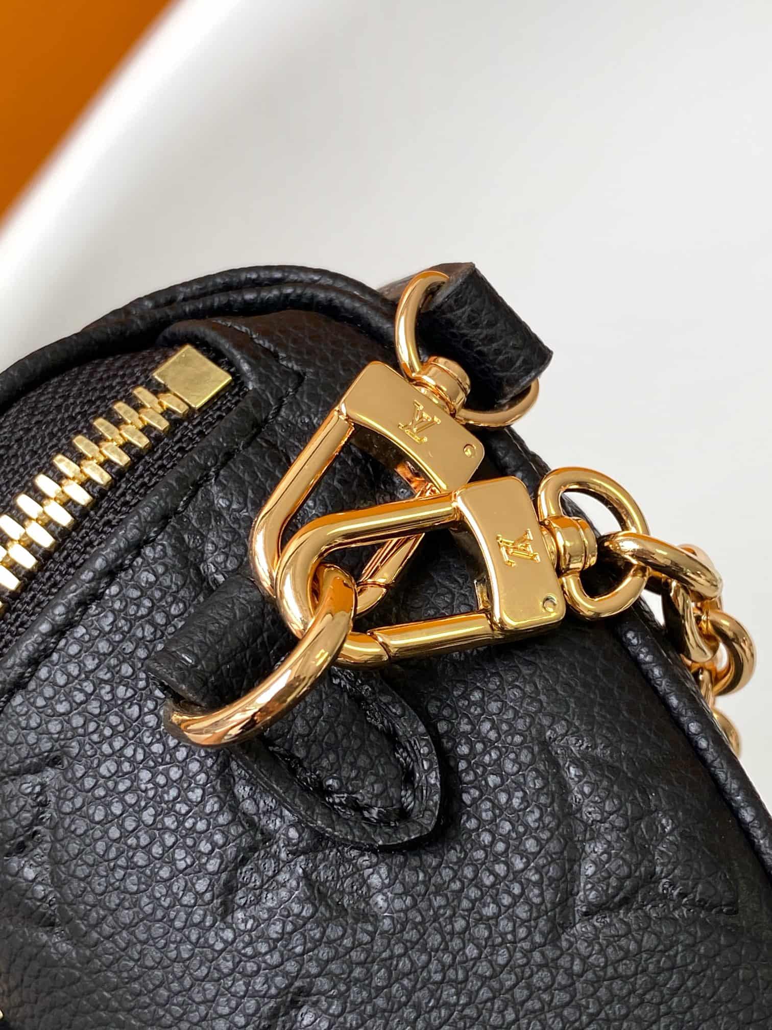 Louis Vuitton Mini Bumbag Black Monogram Empreinte Leather M46917 High