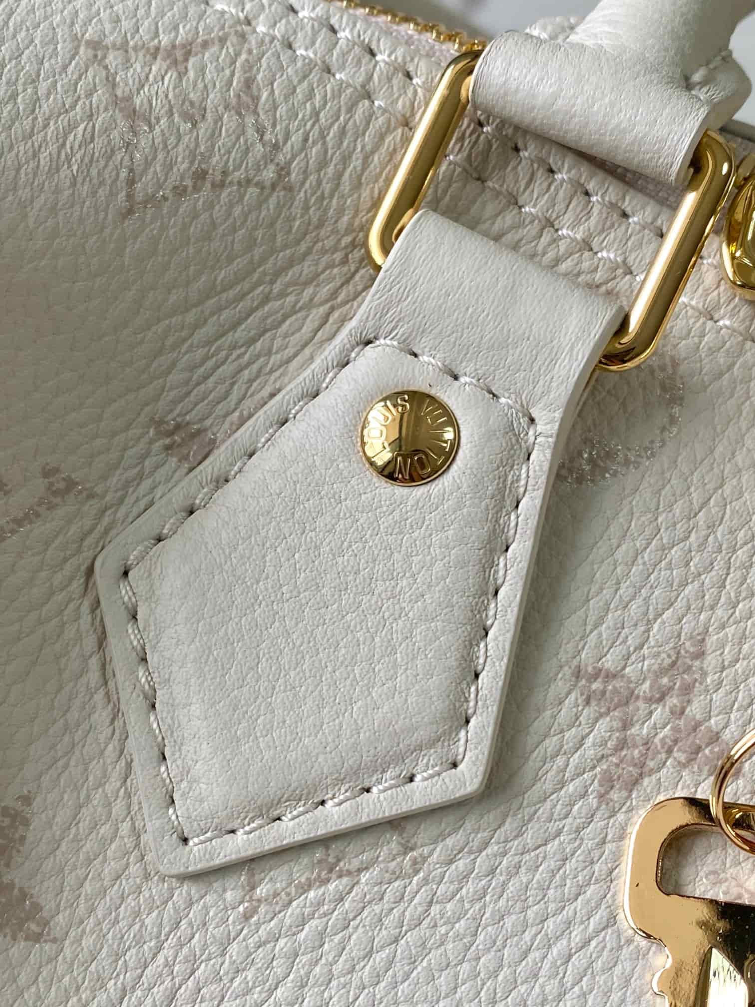 Louis Vuitton Speedy Bandoulière 25 Cream Calf leather M26690 TOP