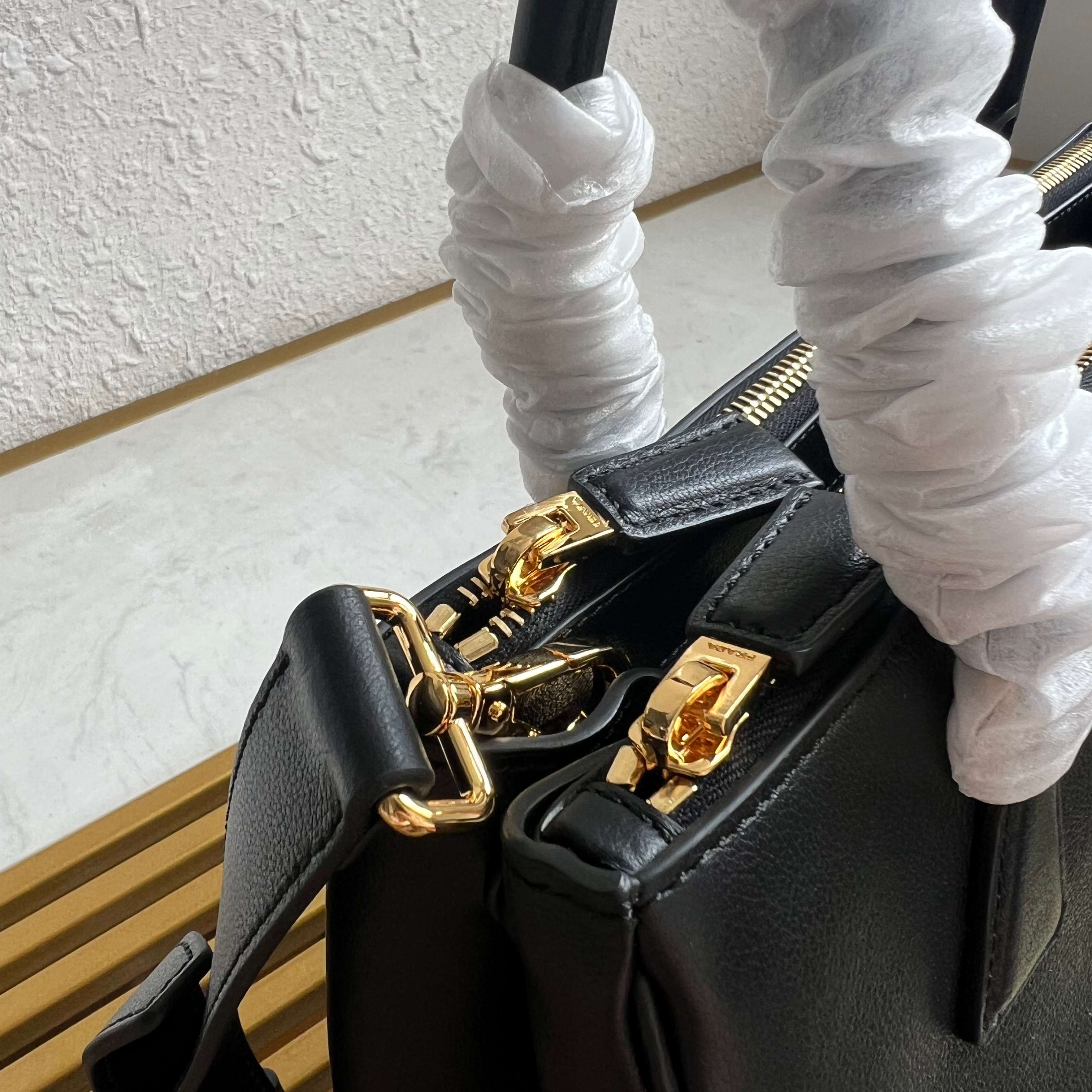 Prada Galleria small Saffiano leather bag 1BA896 Black High