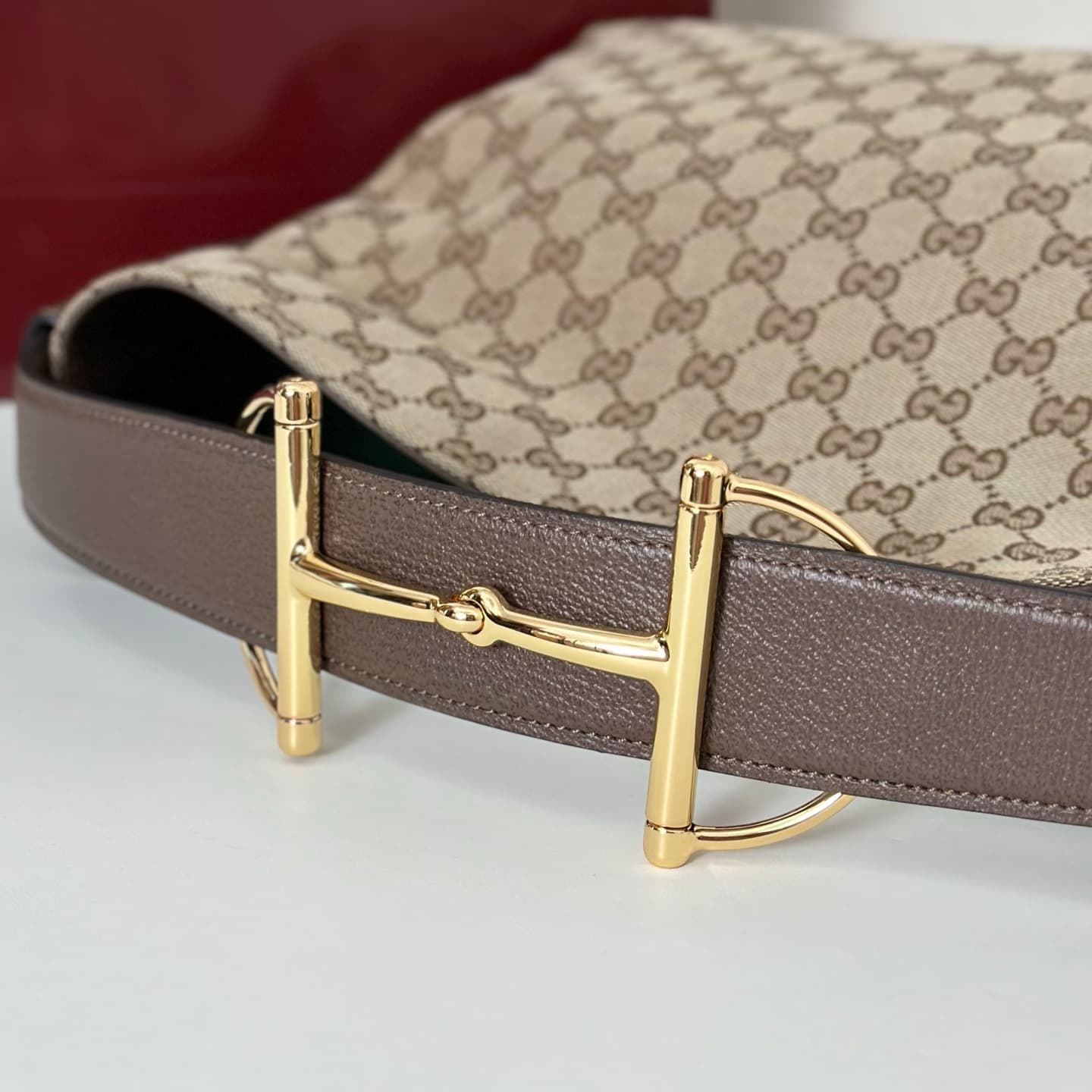 Gucci Beatrix medium tote bag 850926 Beige GG canvas High