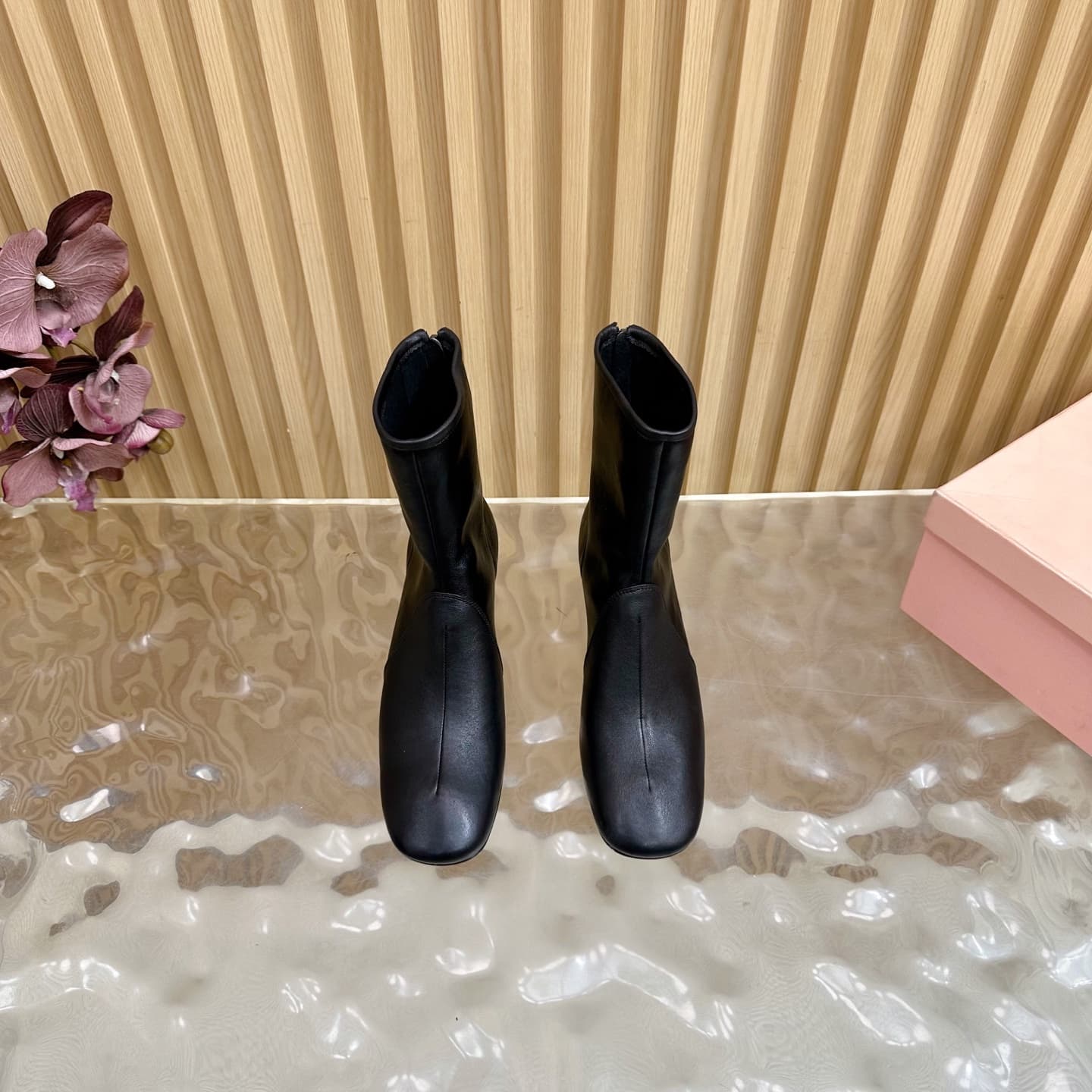 Miu Miu Nappa Leather Booties Women