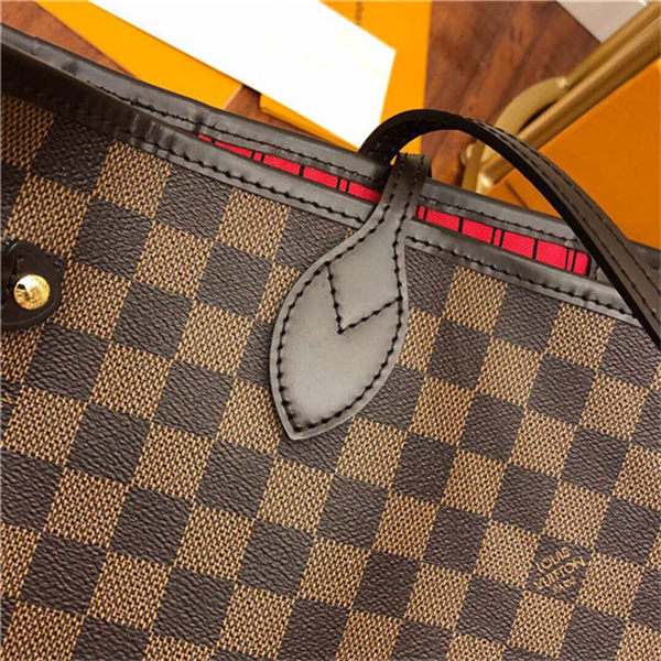 Louis Vuitton Neverfull MM Bag Damier Ebene N41358 Top