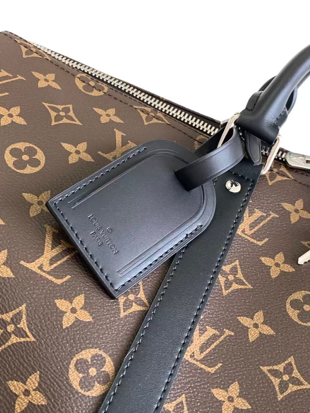 Louis Vuitton Keepall Bandoulière 45 MONOGRAM MACASSAR Coated Canvas M56711 High