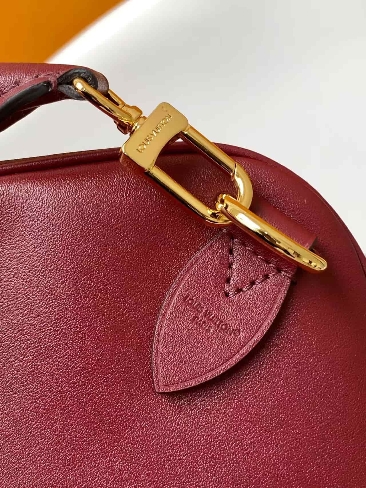 Louis Vuitton Speedy Soft 30 Plum Calfskin leather M25766 High