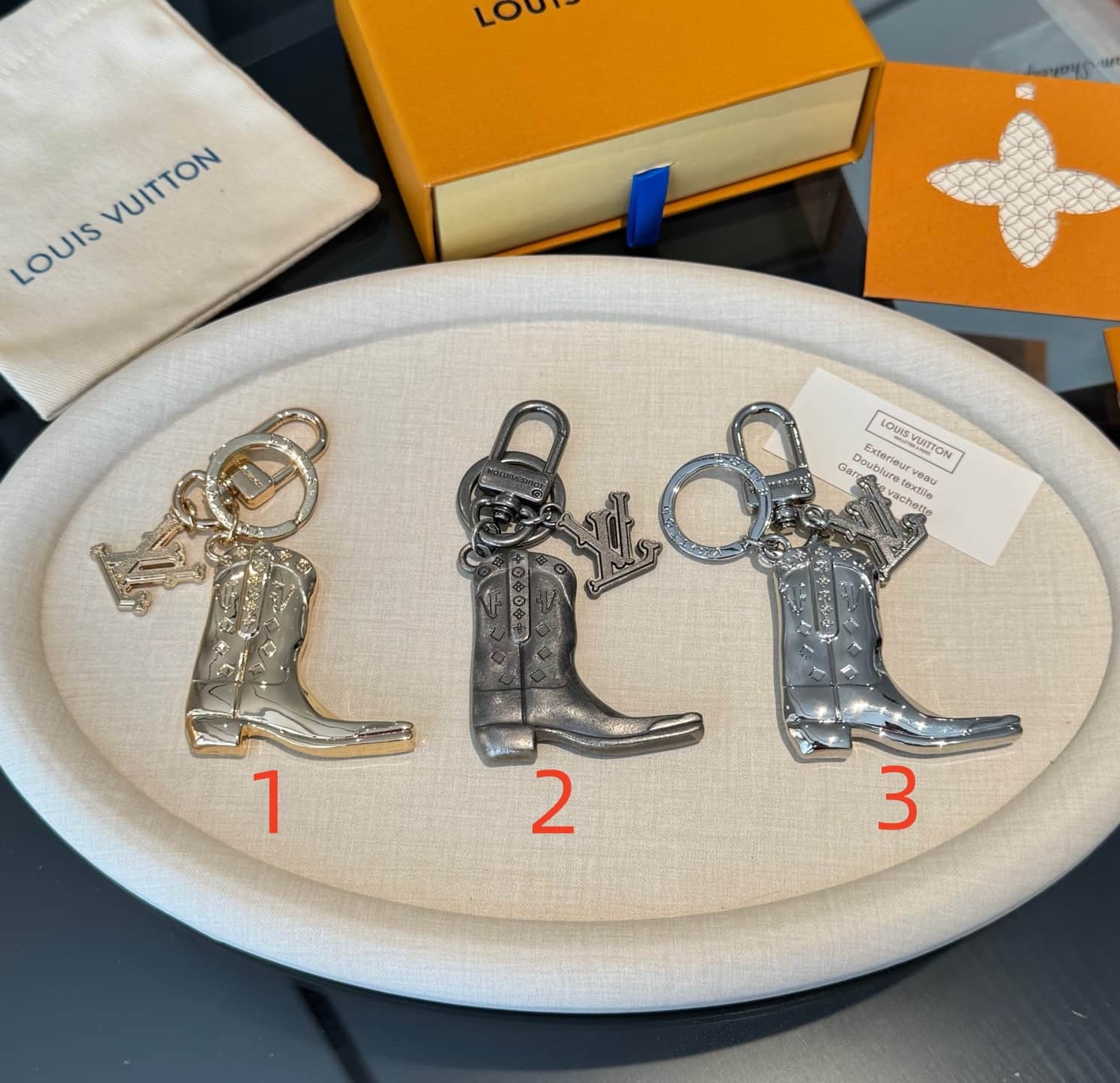 Louis Vuitton Cowboy Boot Bag Charms