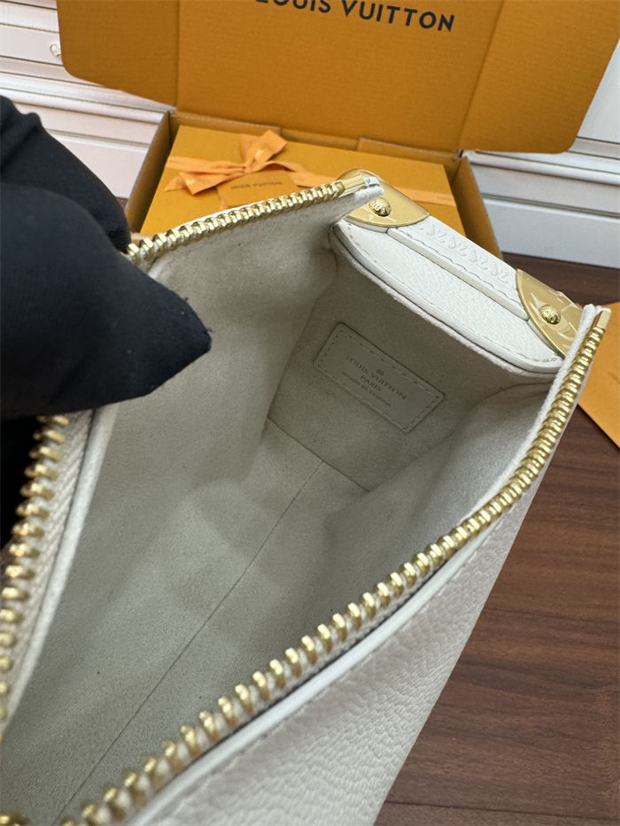 Louis Vuitton SIDE TRUNK PM Grained calf leather M25 Top