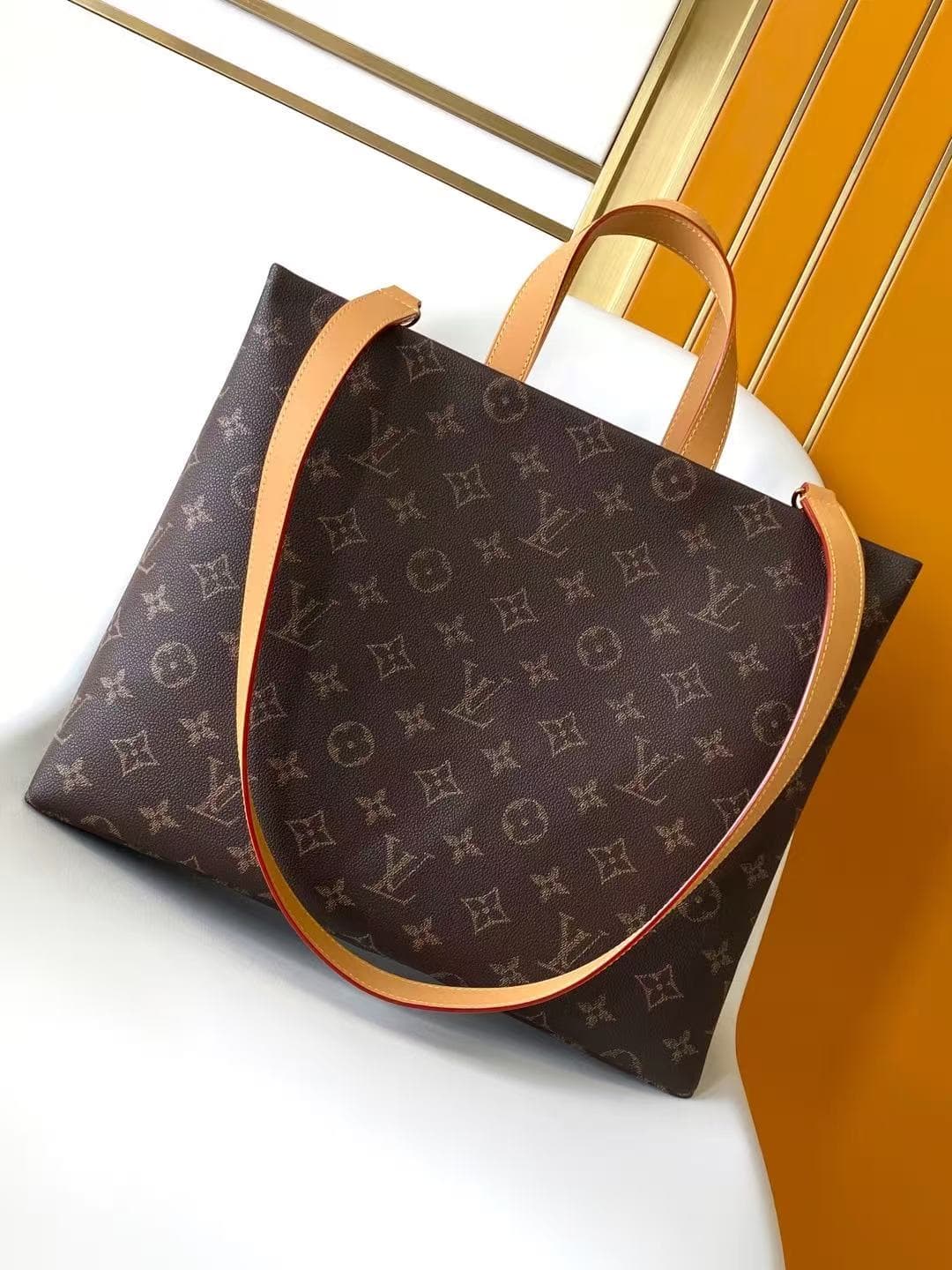Louis Vuitton Shopper Tote MM autres cuirs monogram Calf leather M13928 High