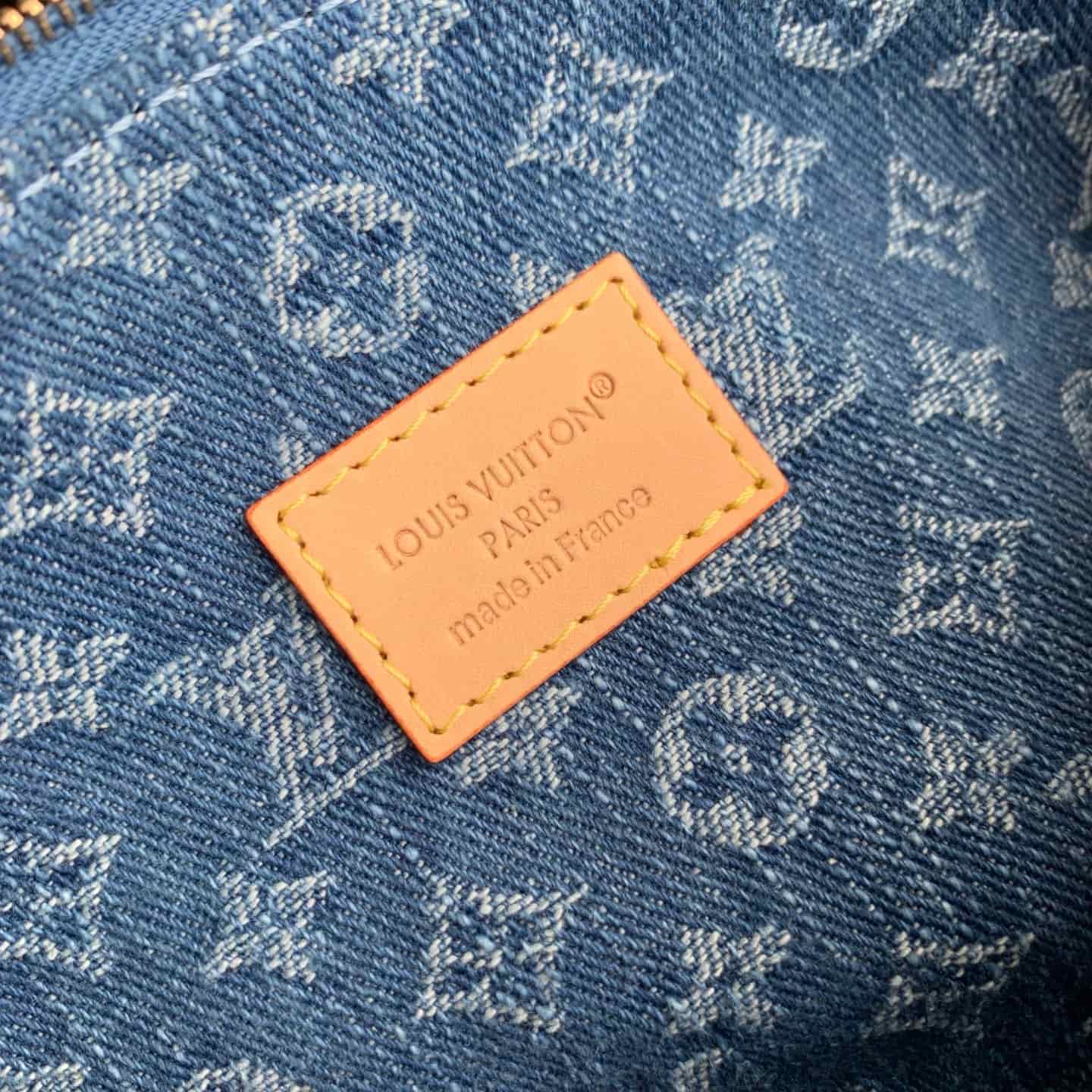 Louis Vuitton Pochette Accessoire Cargo Blue Denim M27602 High