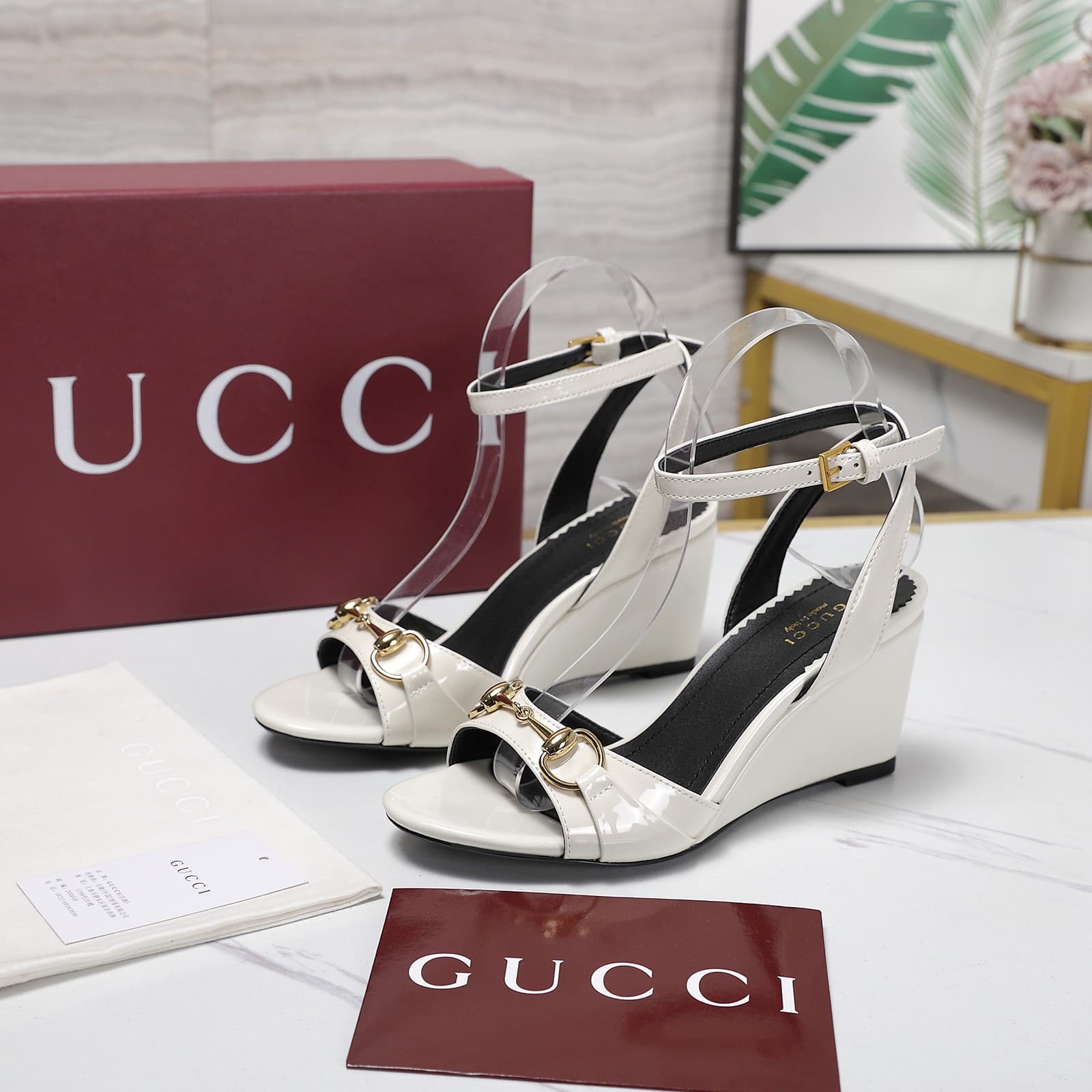 Gucci Donna 80 Wedge Sandals Women