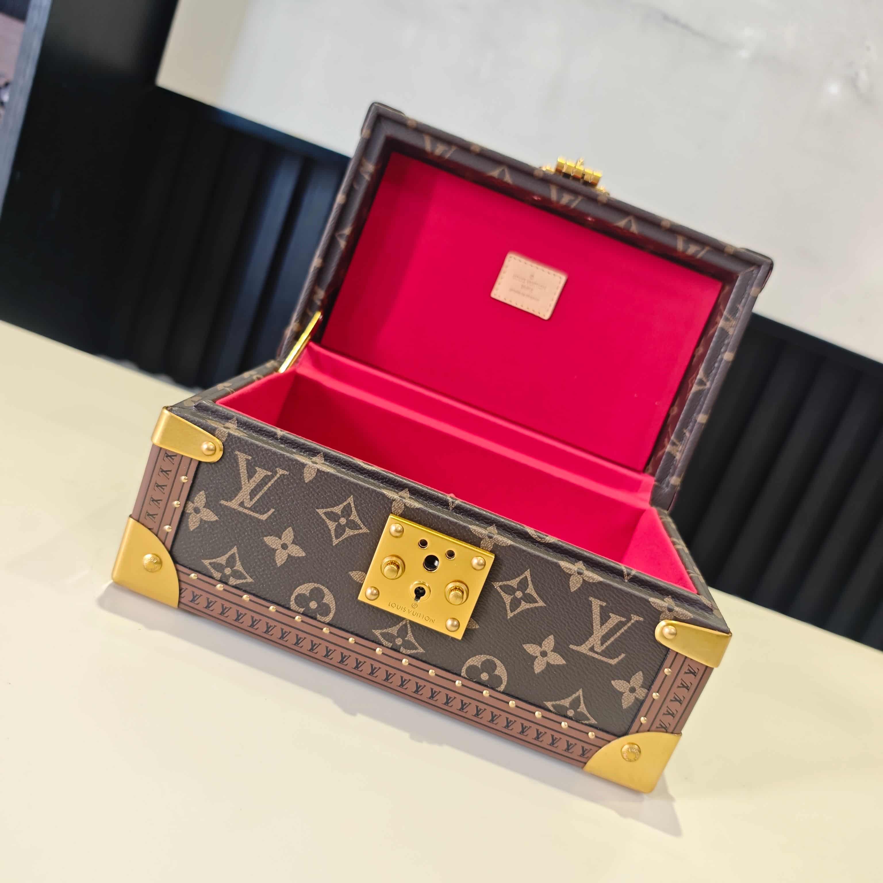 Louis Vuitton Coffret Trésor 24 Monogram canvas Rouge Flamme M20292 High