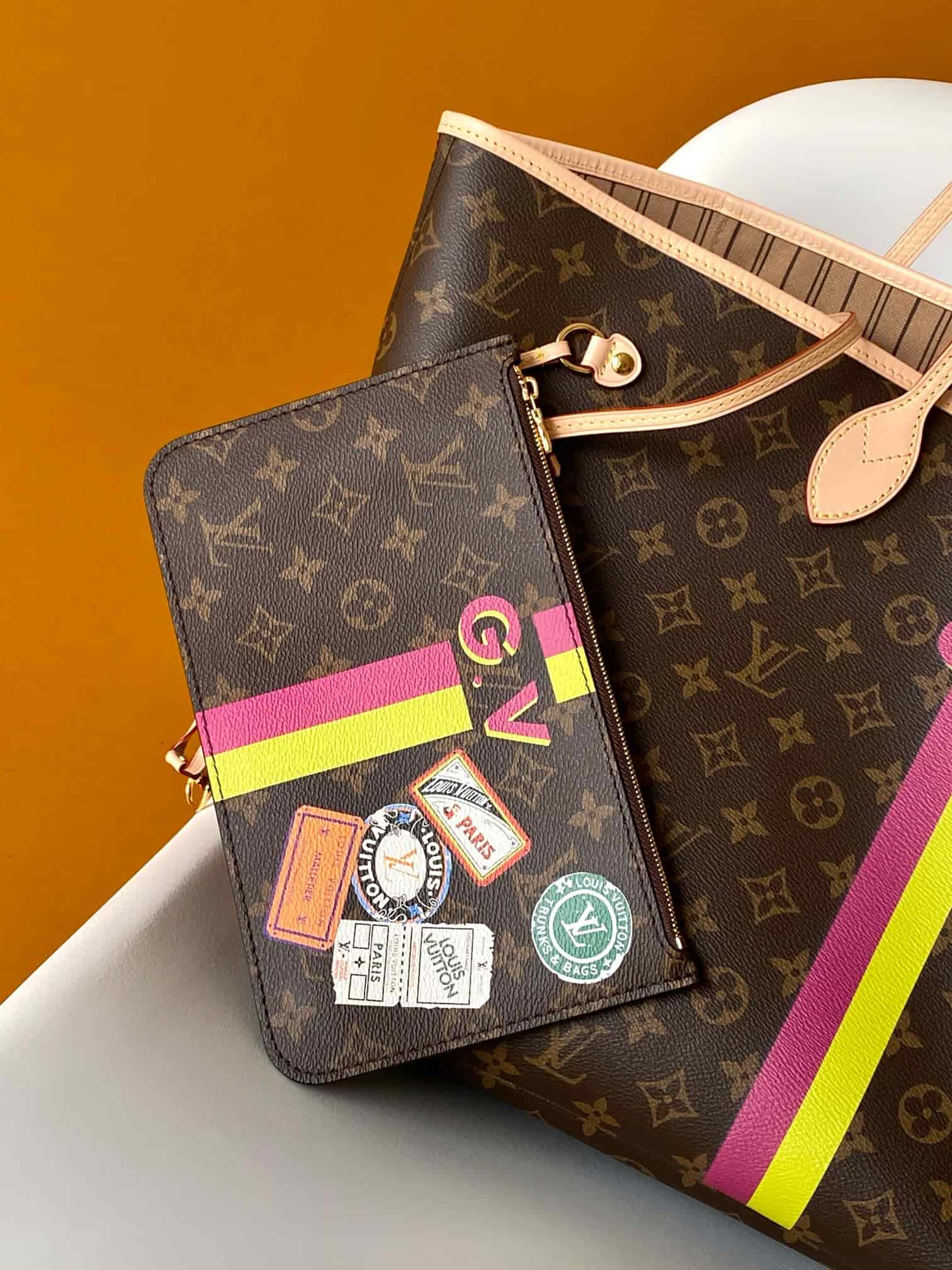Louis Vuitton Neverfull GM Mon Monogram Beige canvas P01923 High