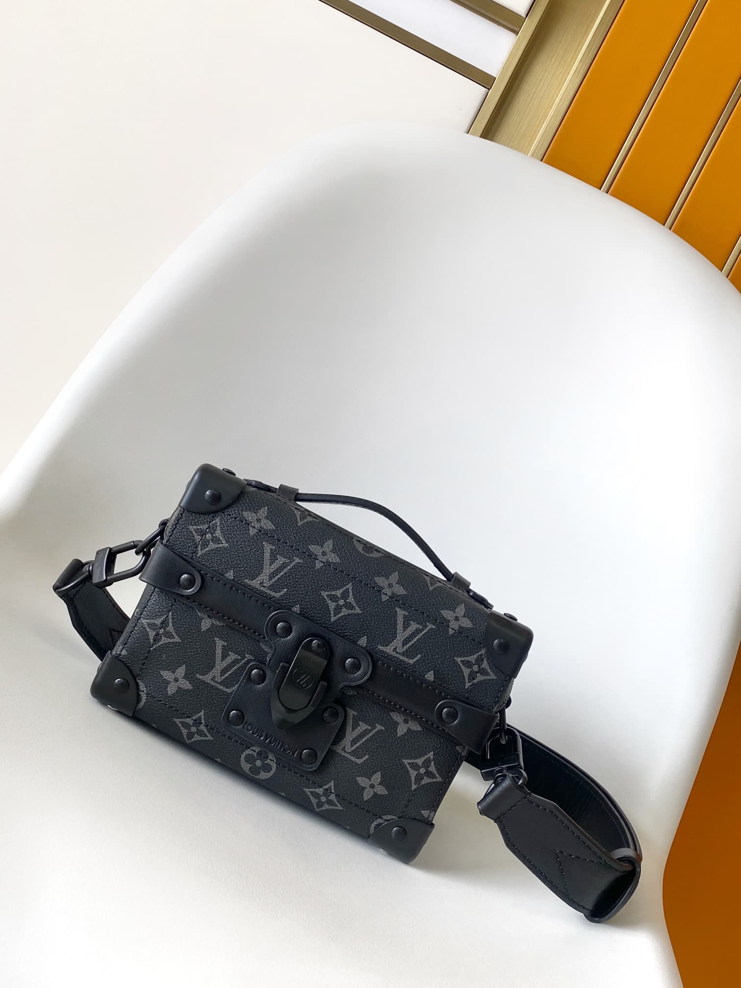 Louis Vuitton Soul Trunk Monogram Eclipse coated canvas M11743 High