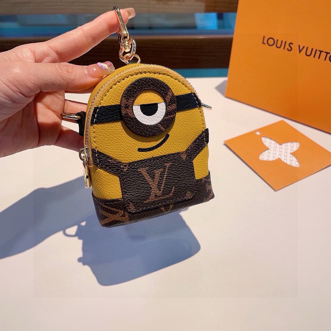 Louis Vuitton-themed Minion coin purse