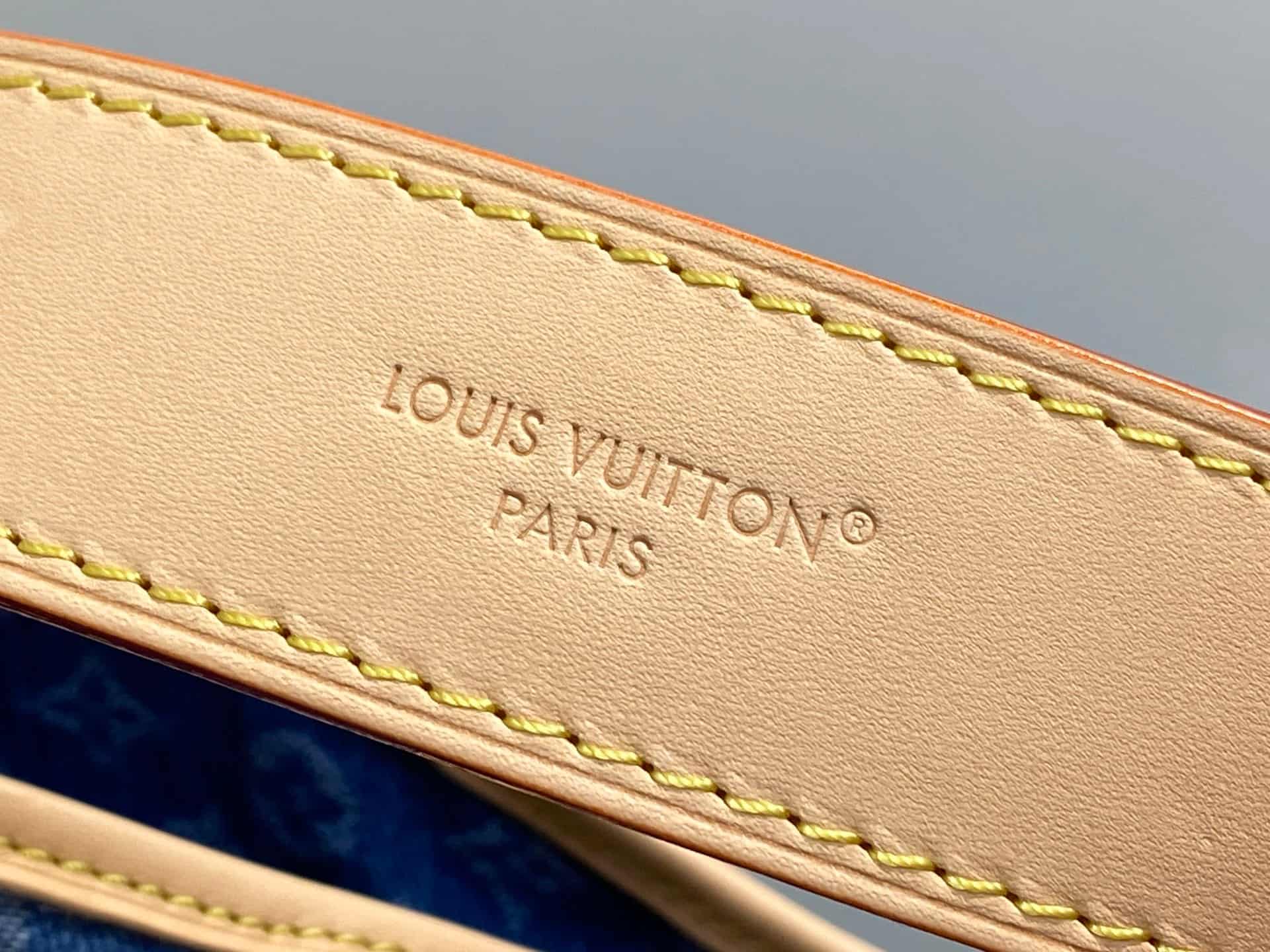 Louis Vuitton Carryall Cargo PM Monogram Blue Denim M28287 High