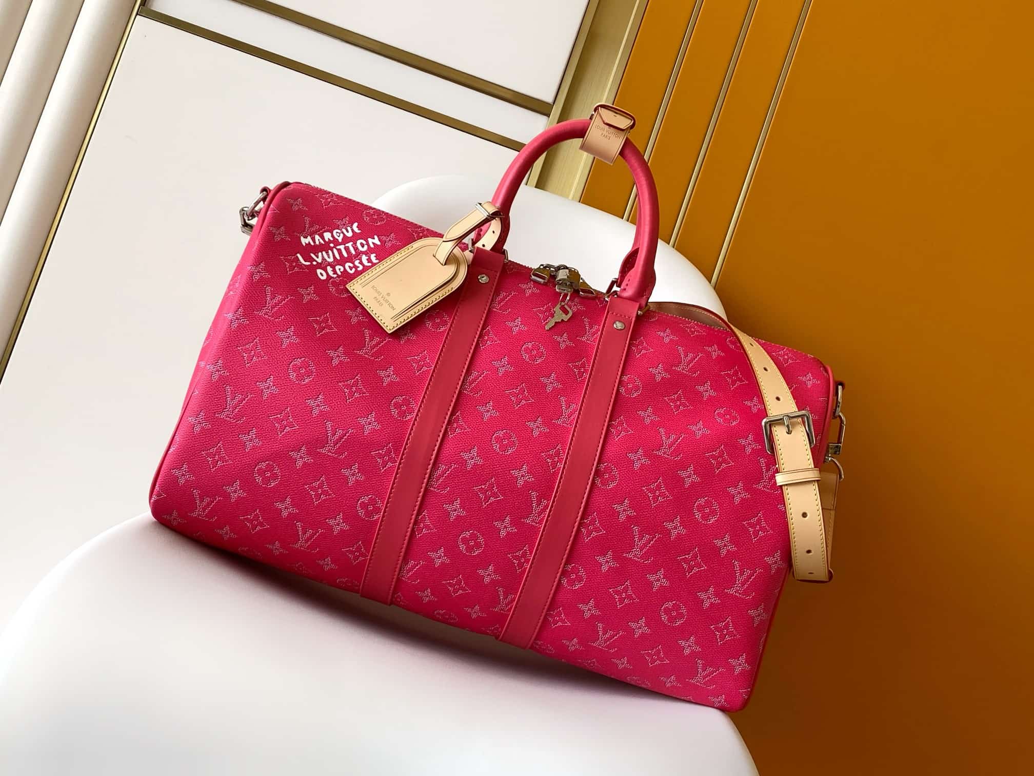 Louis Vuitton Keepall Bandoulière 45 Monogram Heritage canvas M26868 High