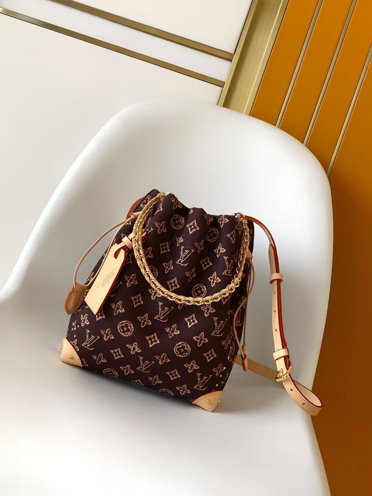Louis Vuitton Noé Trunk Monogram Origine Ebène Coated canvas M28103 High