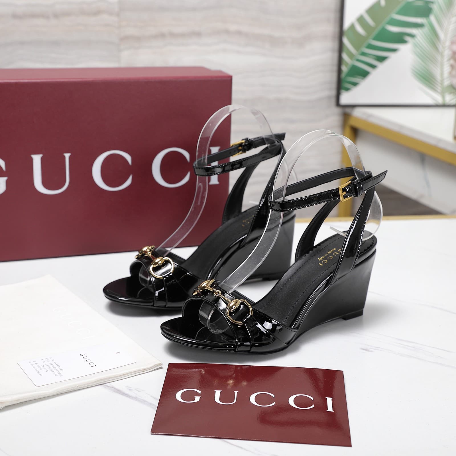 Gucci Donna 80 Wedge Sandals Women
