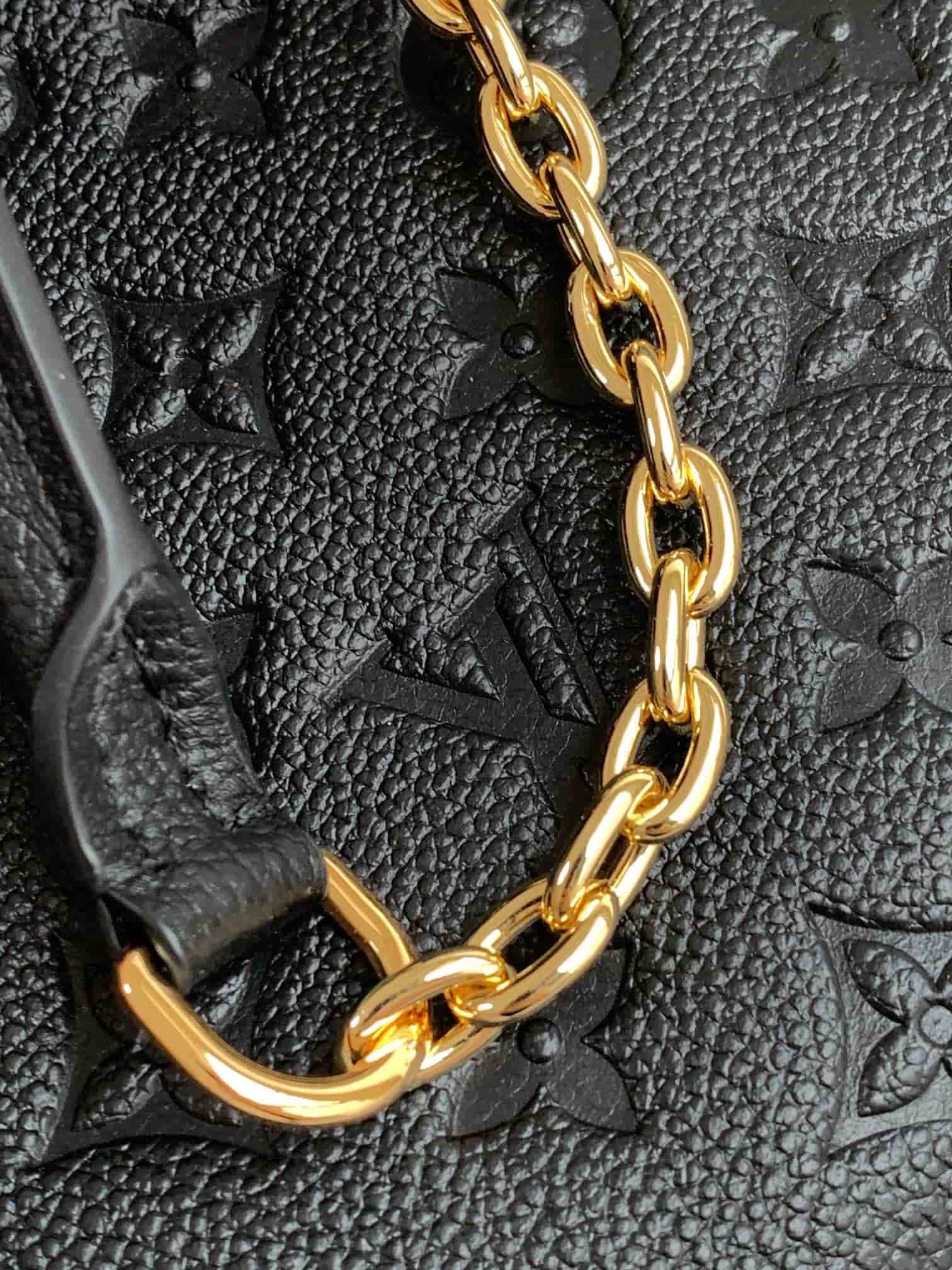Louis Vuitton Anytime PM Black Cowhide leather M14414 High