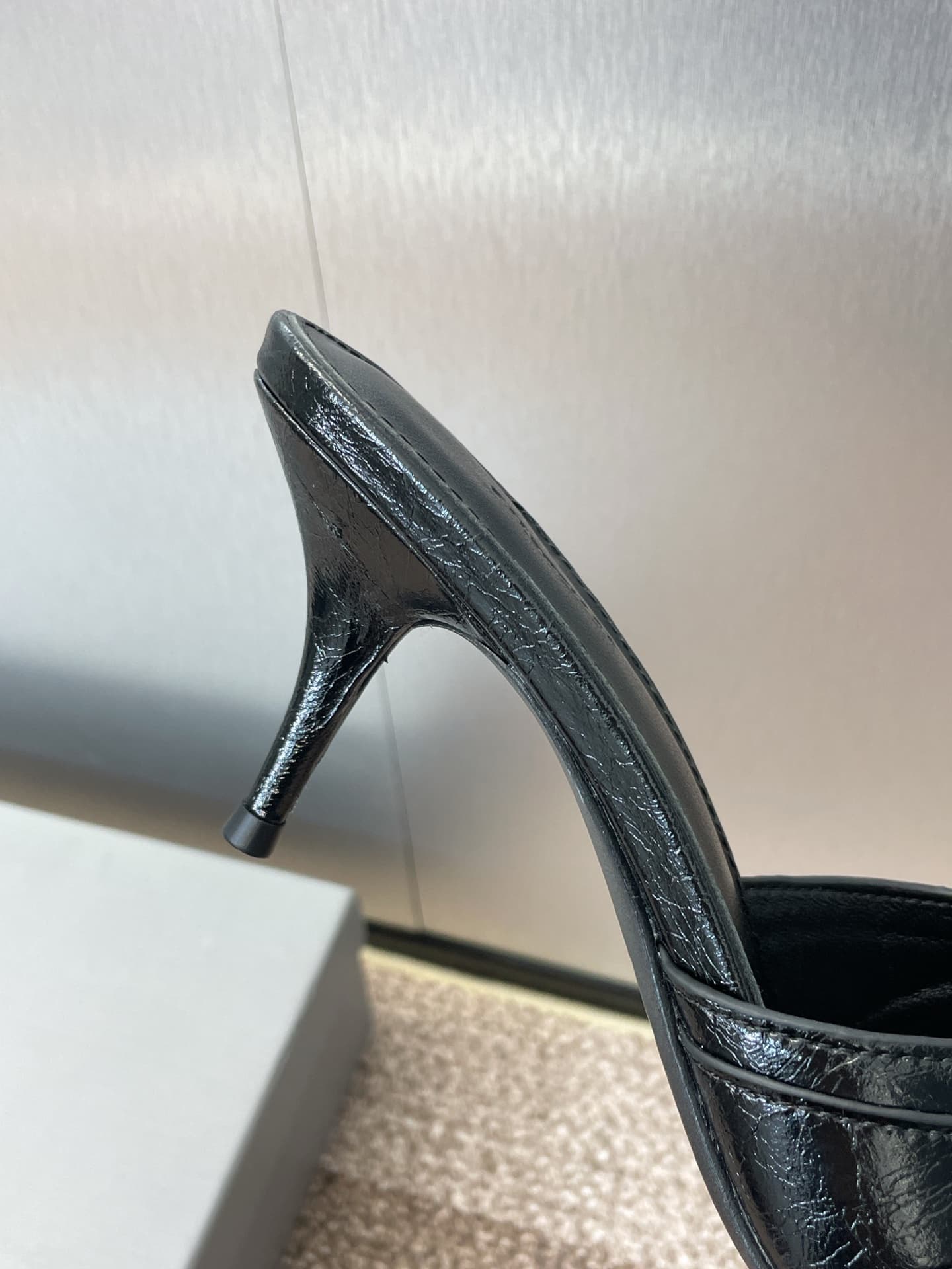 Balenciaga Cagole High Heel Mule Sandal Shoes Women