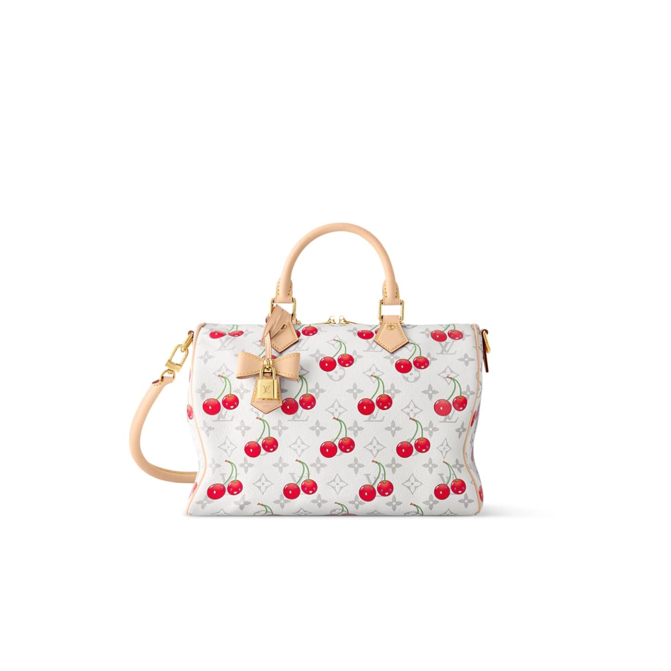 Louis Vuitton x Murakami Speedy Soft Bandoulière 30 Monogram cherry coated canvas M14238 TOP