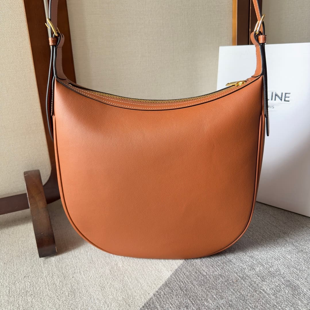 Celine Heloise Bag in Tan Supple Grained Calfskin High