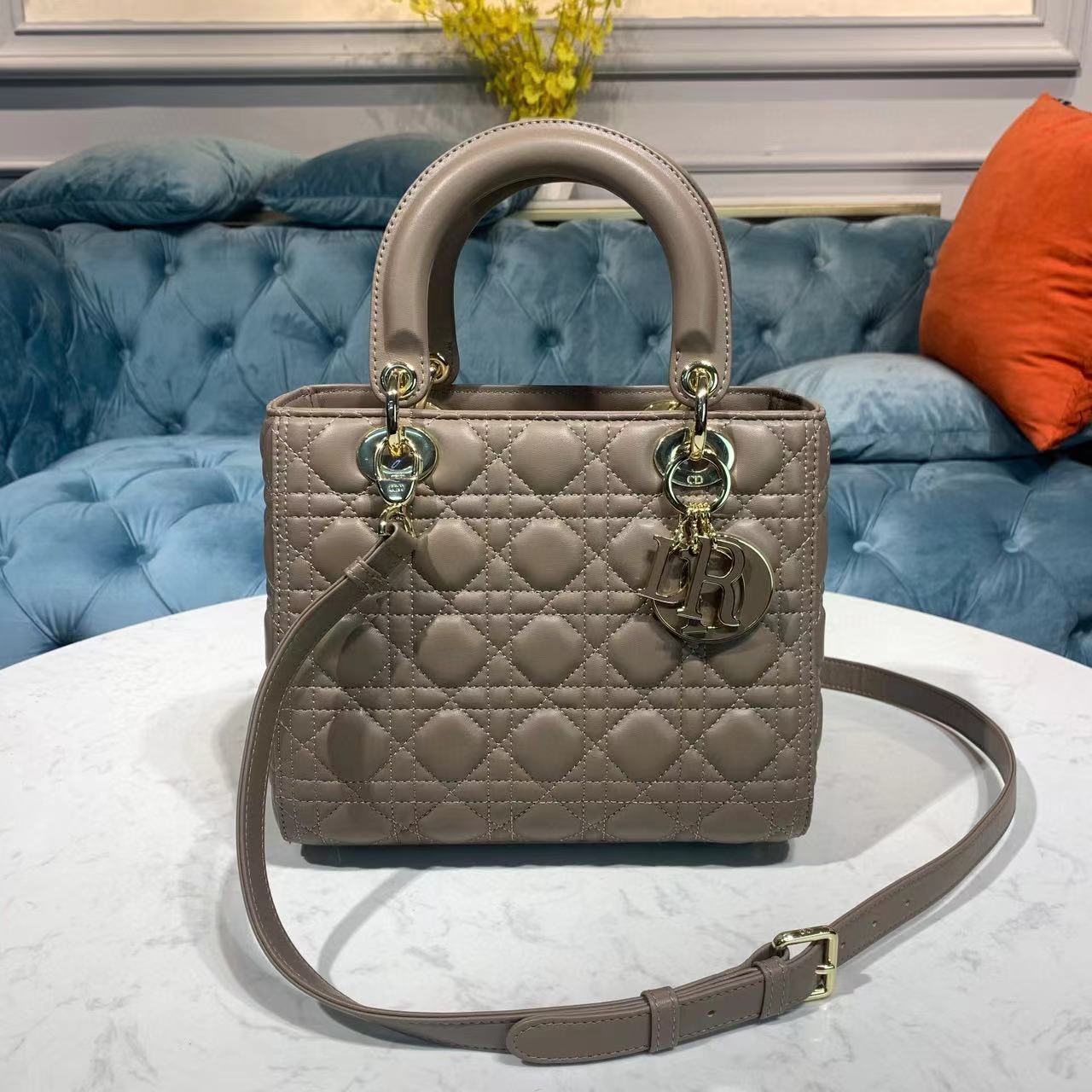 MEDIUM LADY Dior BAG Lambskin High