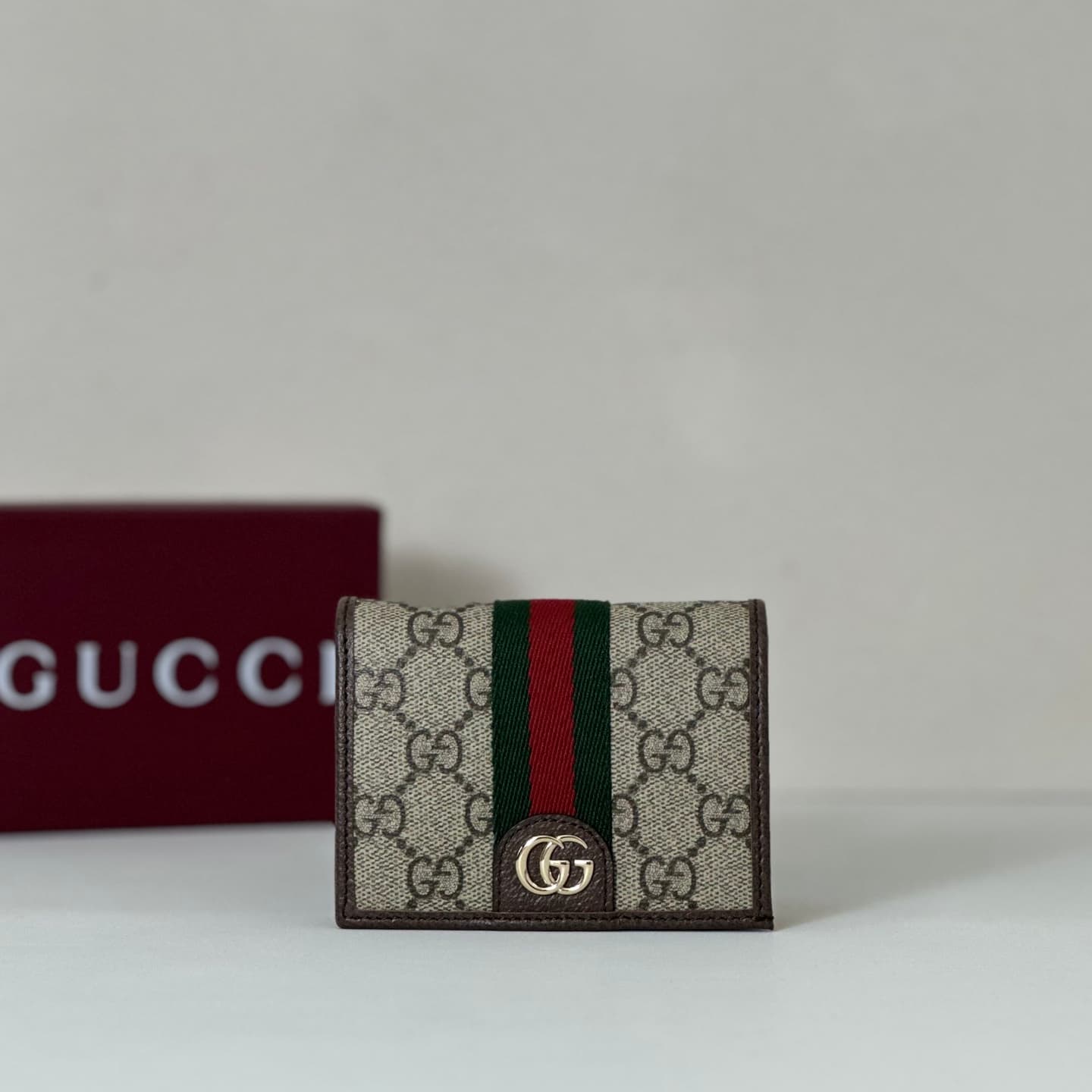 Gucci Ophidia Small wallet  Coffee 838487 High