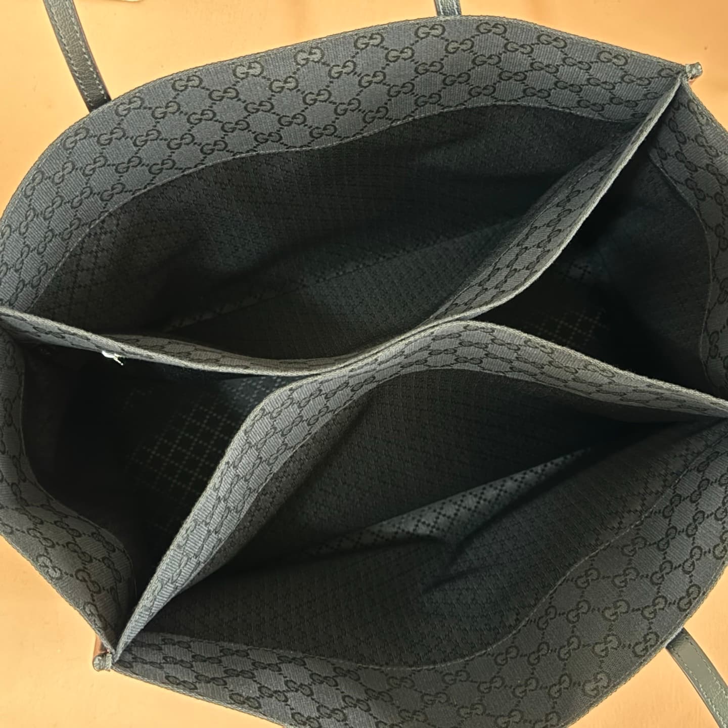 Gucci Londra large tote bag Black GG canvas 875056 High