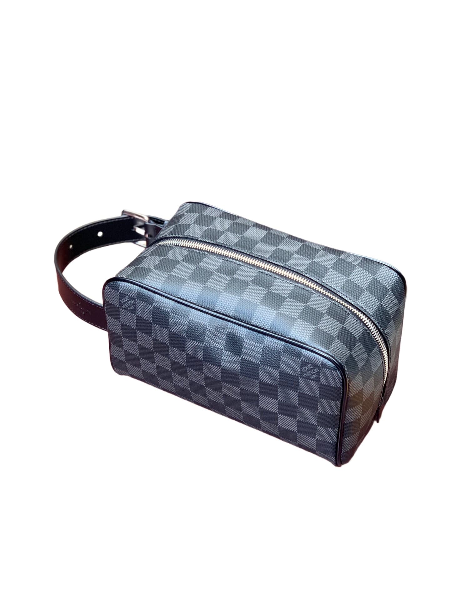 Louis Vuitton Locker Dopp Kit Monogram Eclipse coated canvas M83112 High
