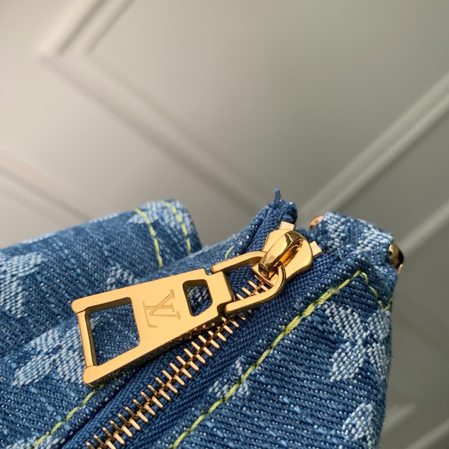 Louis Vuitton Pochette Accessoire Cargo Blue Denim M27602 High