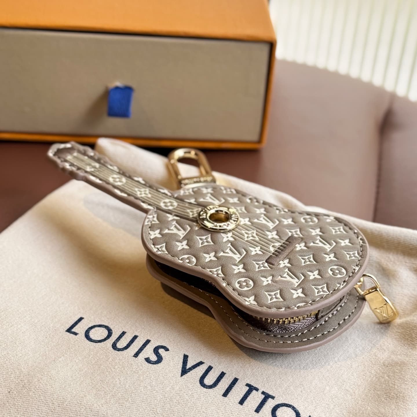 LV Guitar Pouch Bag Charm M02032