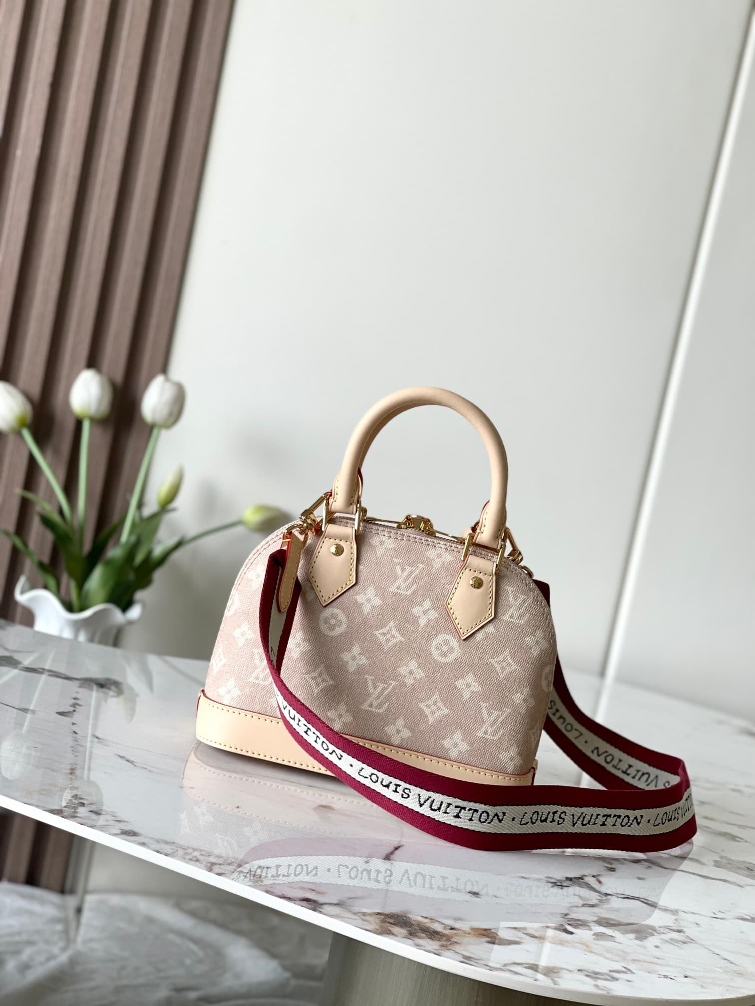 Louis Vuitton Alma BB Meowgram coated canvas M25728 High
