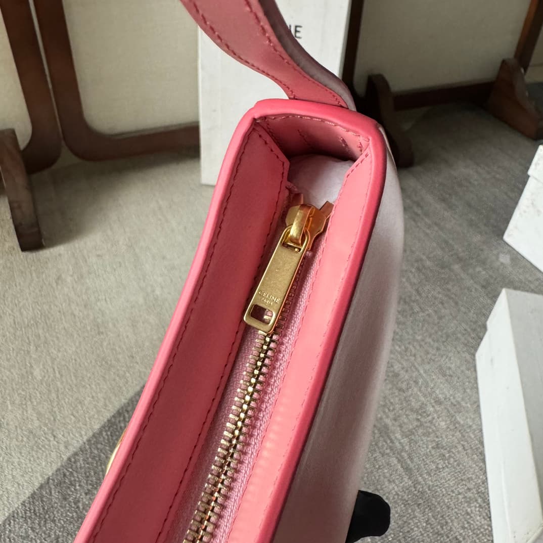 Celine Tilly Bag in Pink Shiny Calfskin High