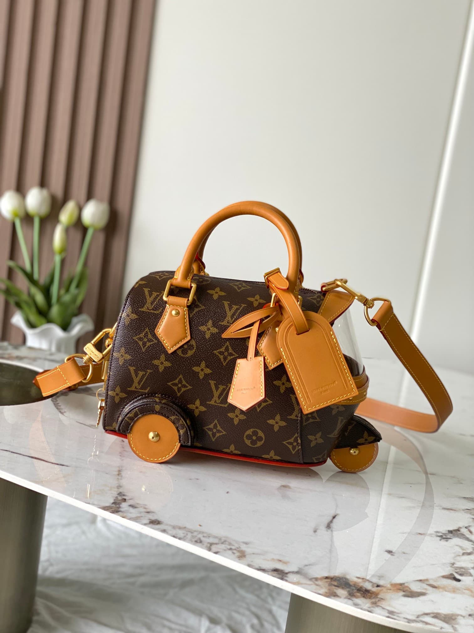 Louis Vuitton Rickshaw Wearable Wallet Monogram coated canvas M28020 High