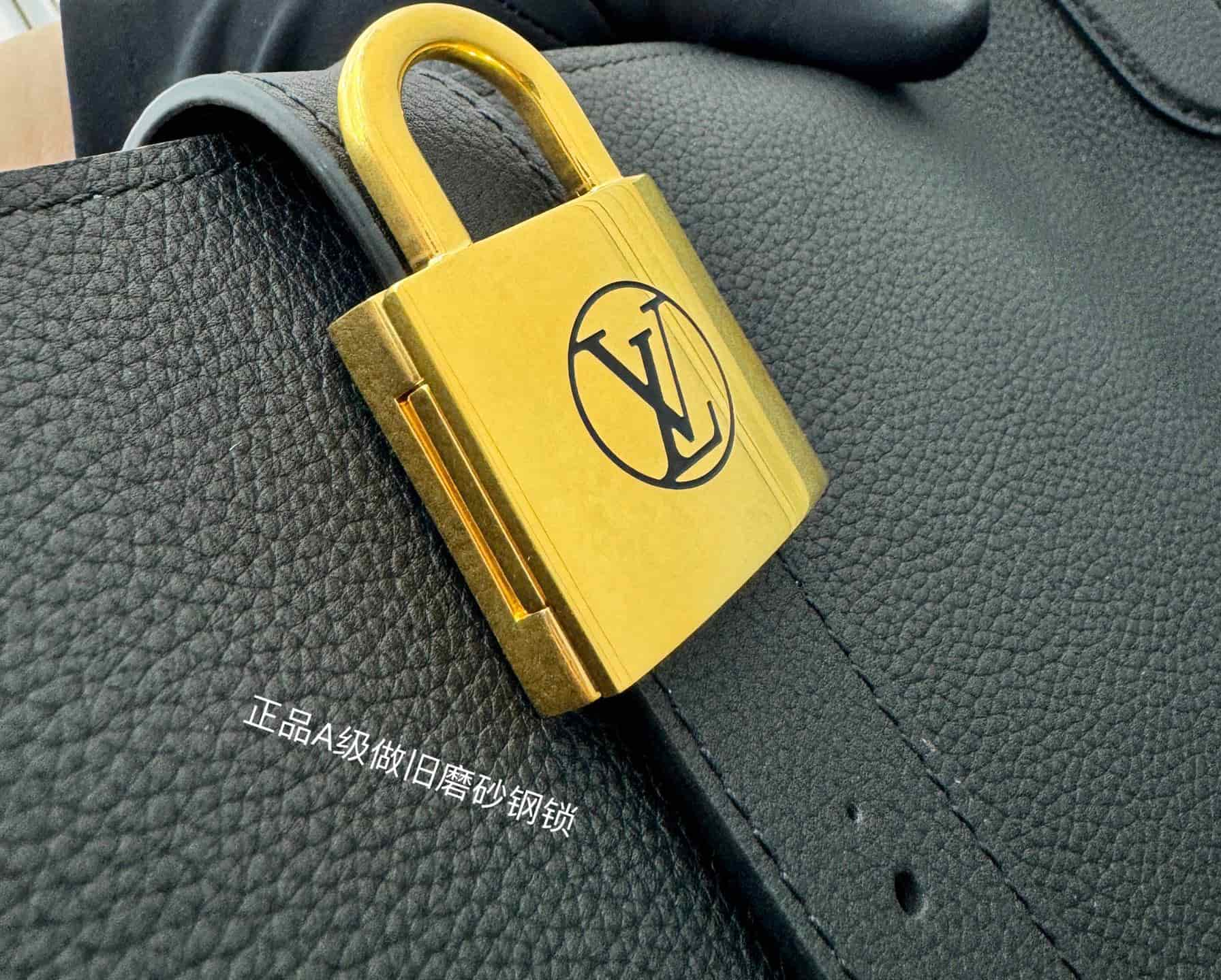 Louis Vuitton Low Key Cabas MM Black Grained calfskin M25341 TOP