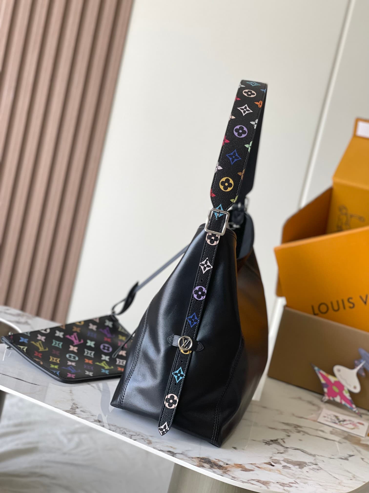 Louis Vuitton x Murakami CarryAll Vibe MM Lambskin M13105 Top