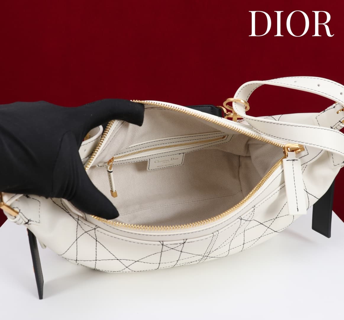 Small D-Journey Bag in Smooth Calfskin High