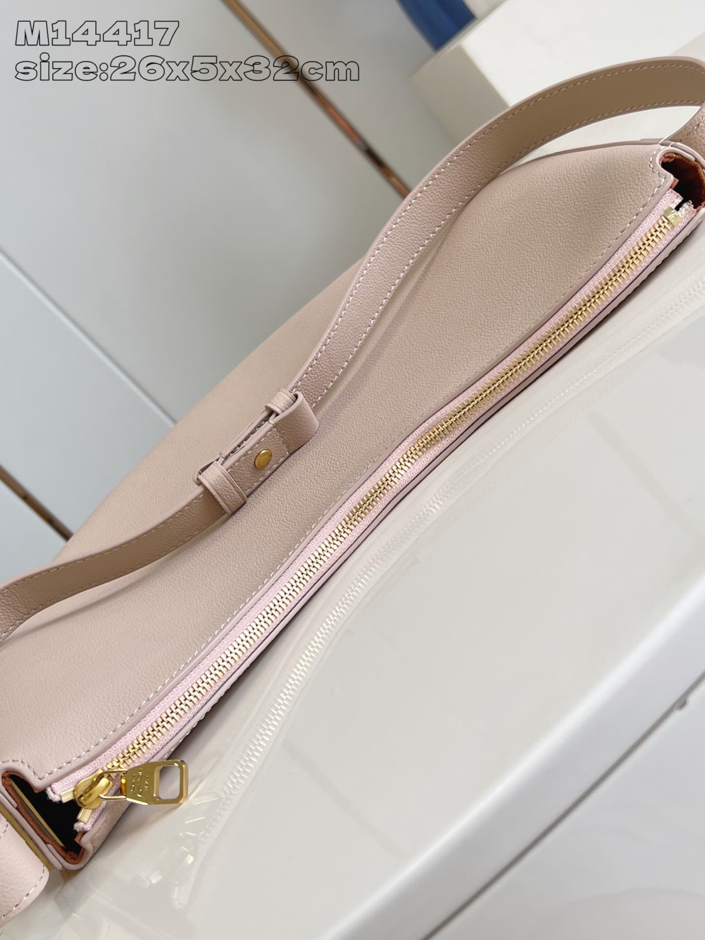 Louis Vuitton Low Key Cookie MM  Calf leather M14635 Walnut High