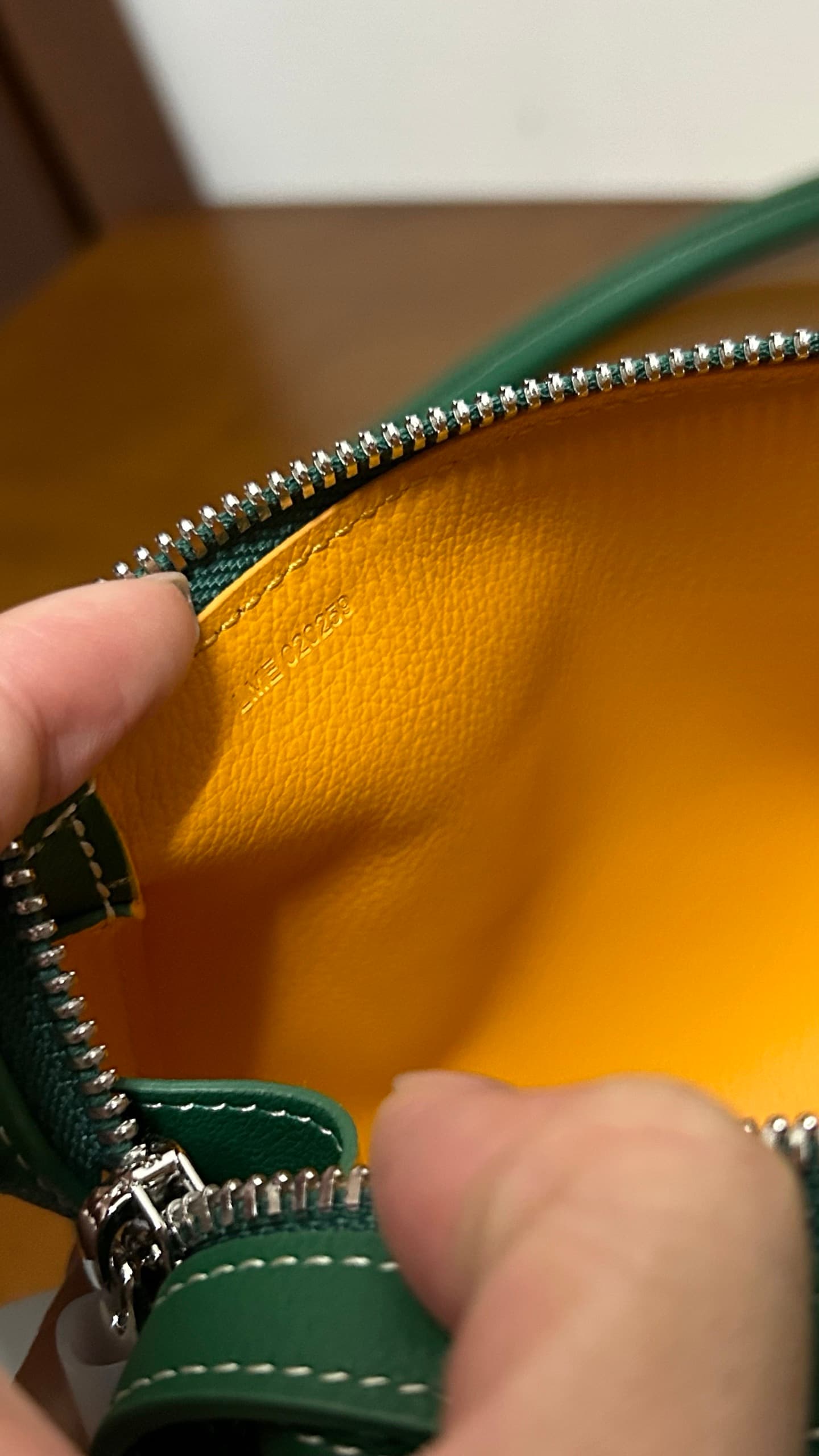 Goyard Bonbonnière Green Goyardine Coated Canvas High