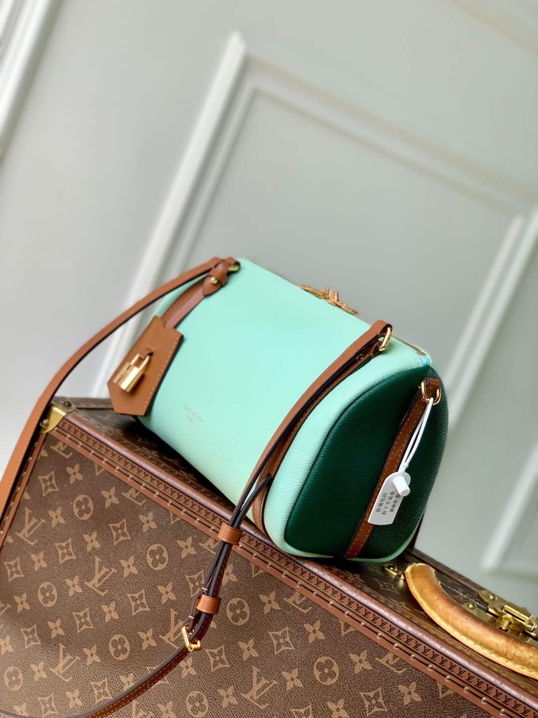 Louis Vuitton Express PM Calfskin leather Light Green M26905 High