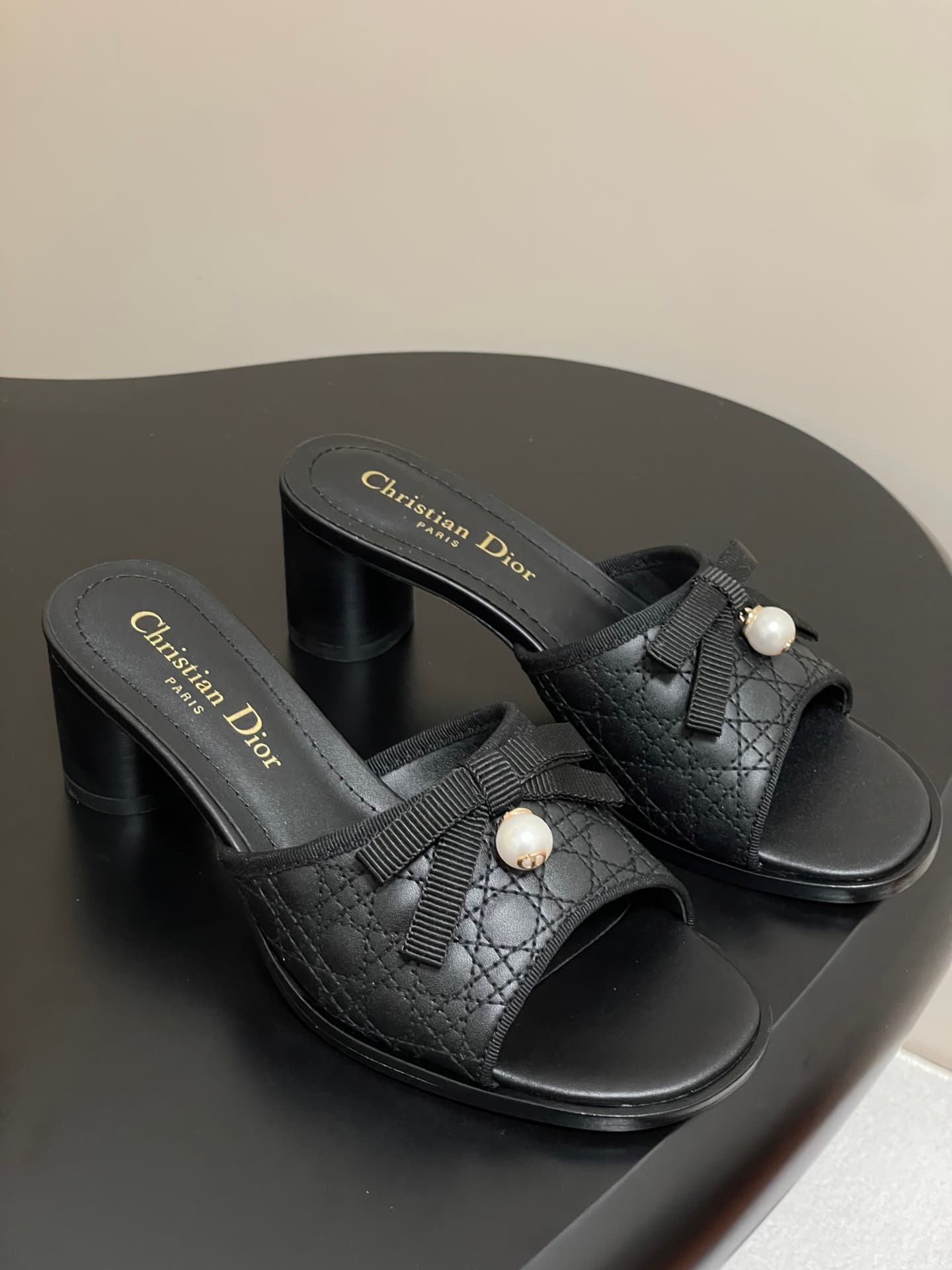 Dior Leather Slides Women