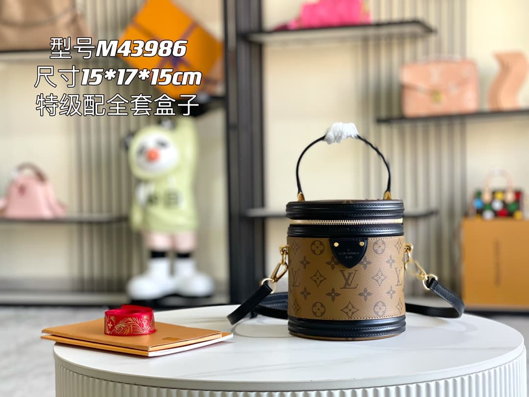 Louis Vuitton Cannes Monogram and Monogram Reverse coated canvas exterior M43986 TOP