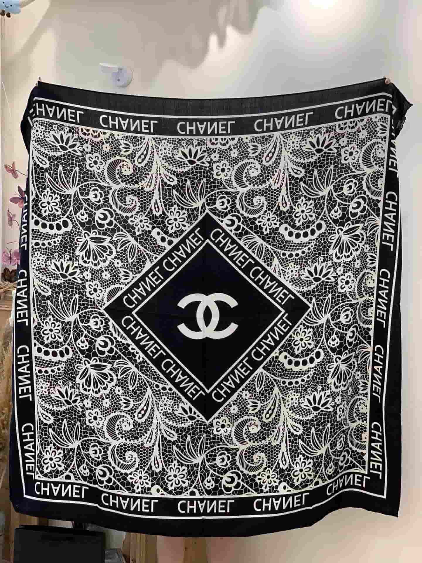 Chanel silk scarf