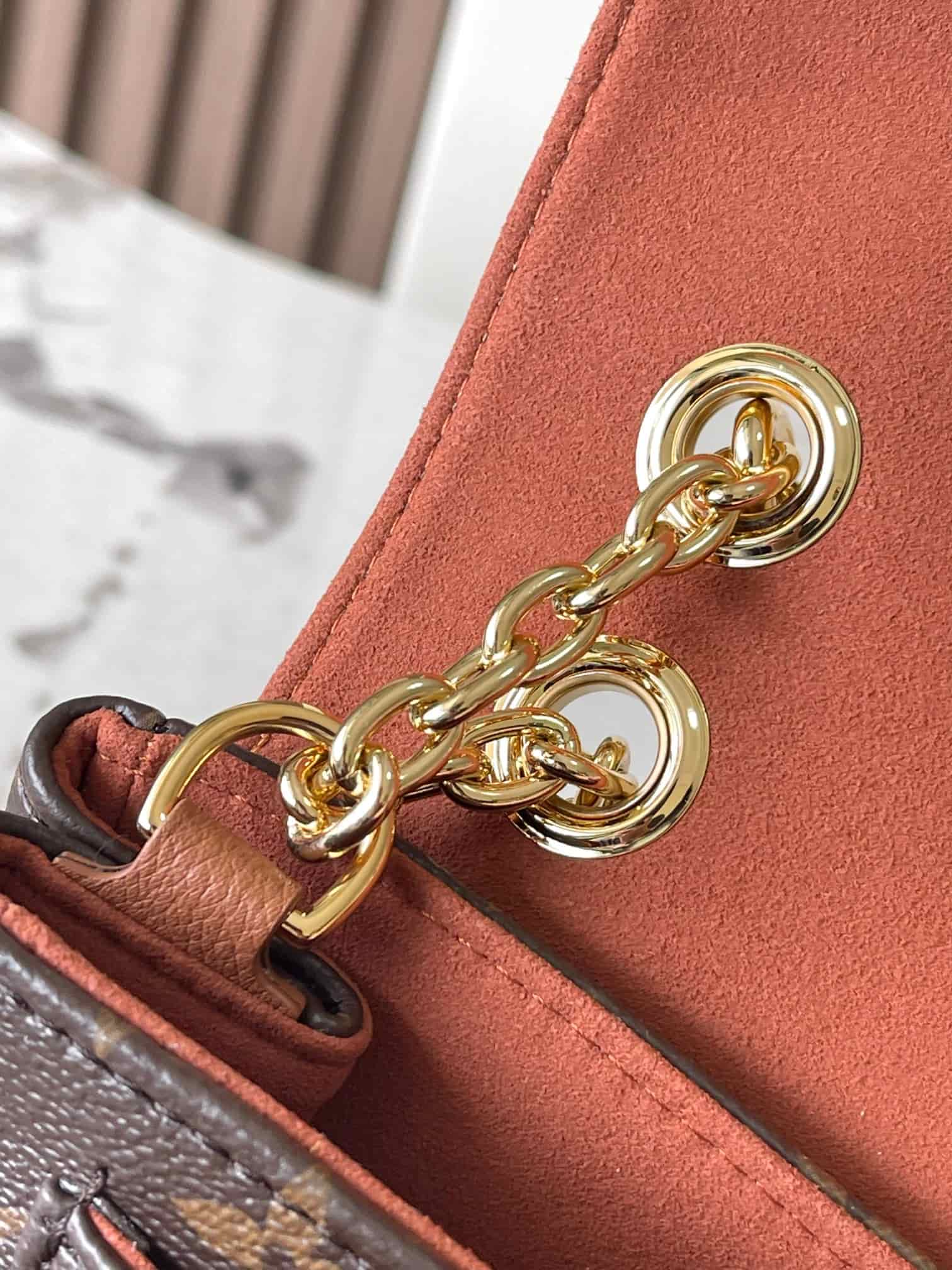 Louis Vuitton Saint Germain PM Monogram/Cognac Leather and coated canvas M27065 TOP