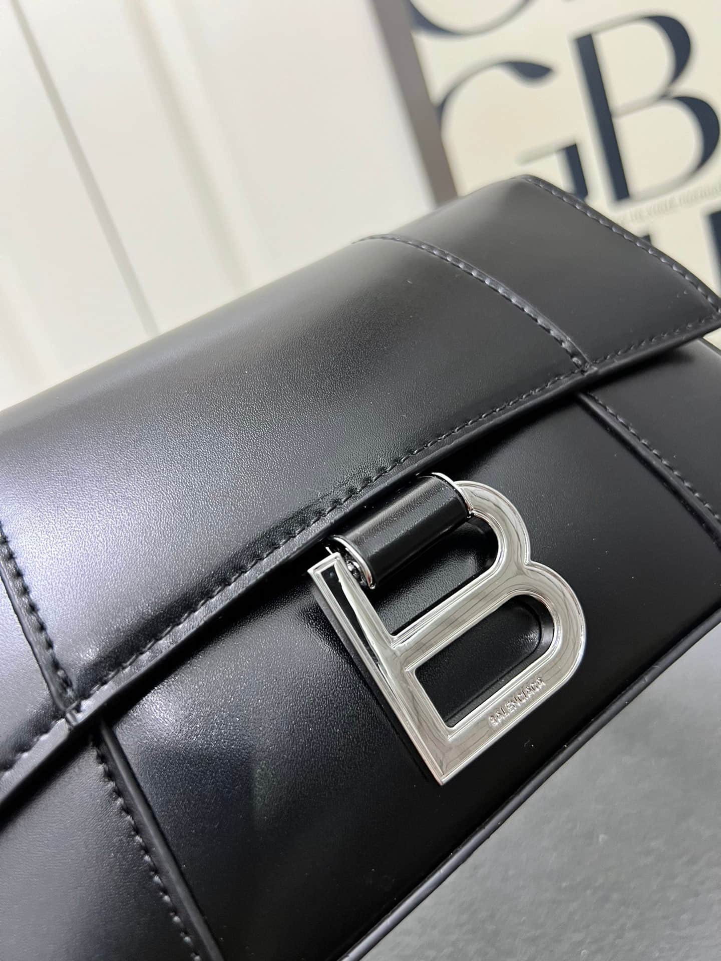 Balenciaga Hourglass sling bag balck High