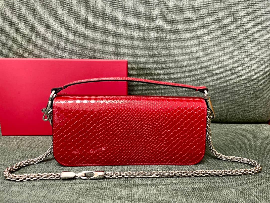 Valentino Garavani MINILOC small shoulder bag 1133L Calfskin Red High