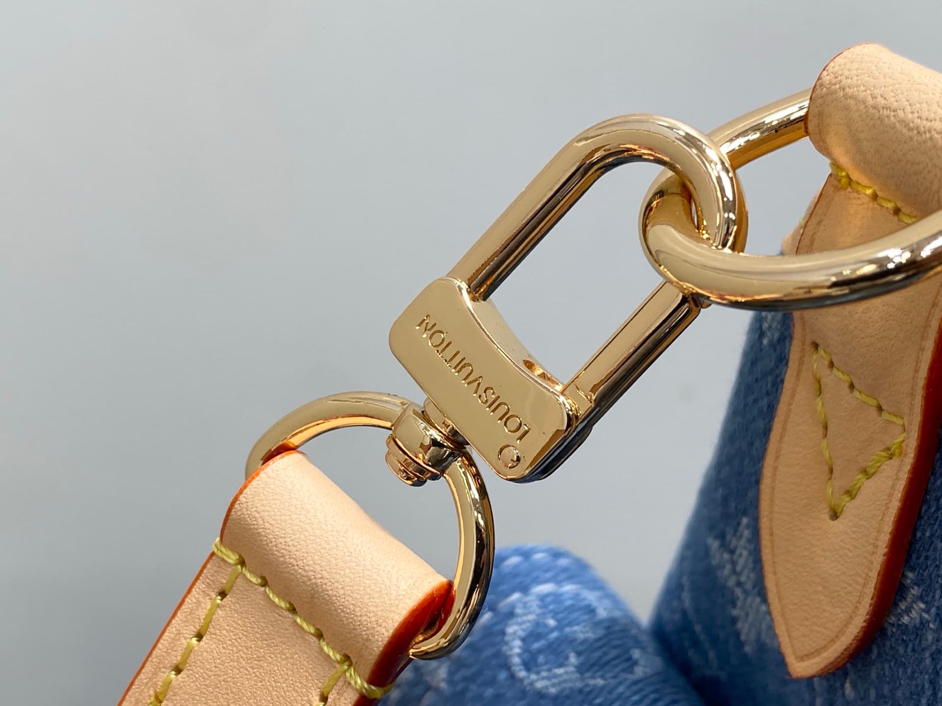 Louis Vuitton Carryall Cargo PM Monogram Blue Denim M28287 High