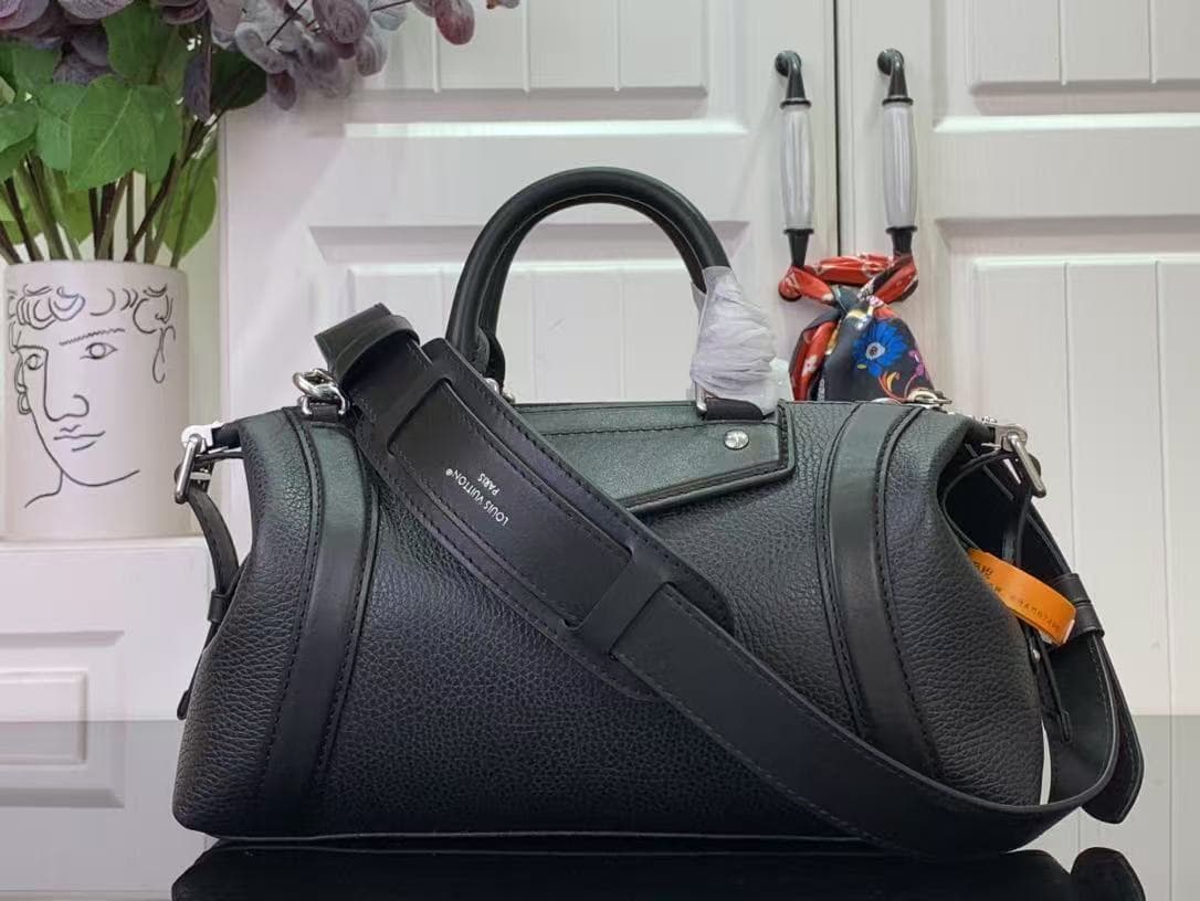 Louis Vuitton Nano LV Biker Bag Lambskin M14623 Black High