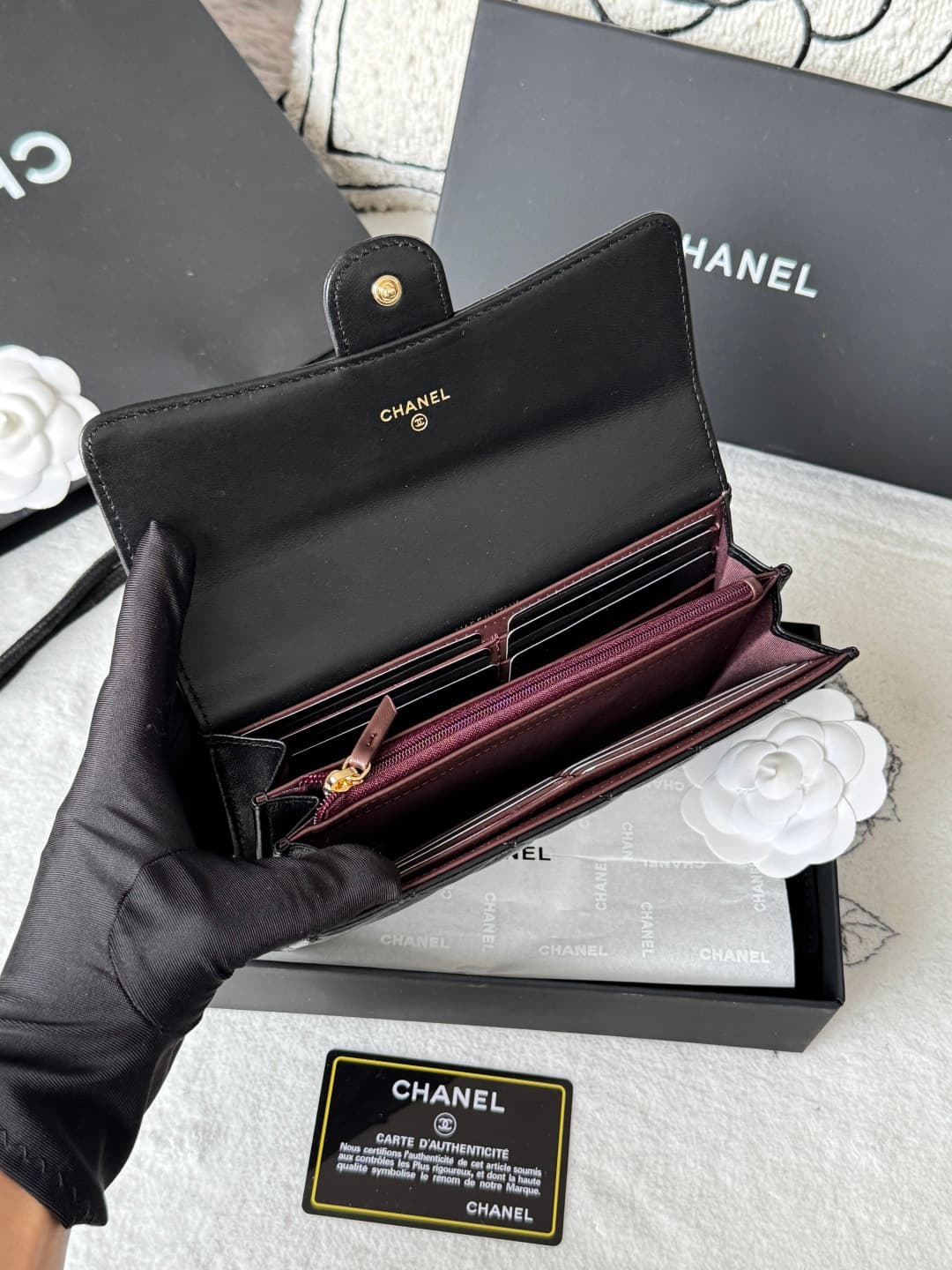 Chanel Classic Flap Long Wallet A80758 A