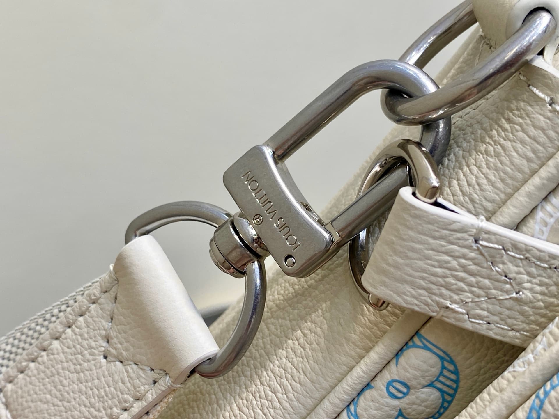 Louis Vuitton Trio Messenger Ecru White Monogram Shadow calfskin leather M28854 High